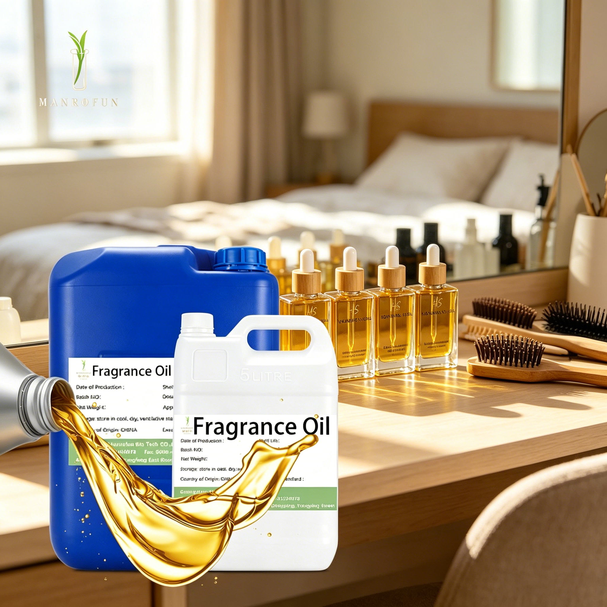 Feines Duftöl für Haarglanzserum und Haarpflegeprodukte 1
