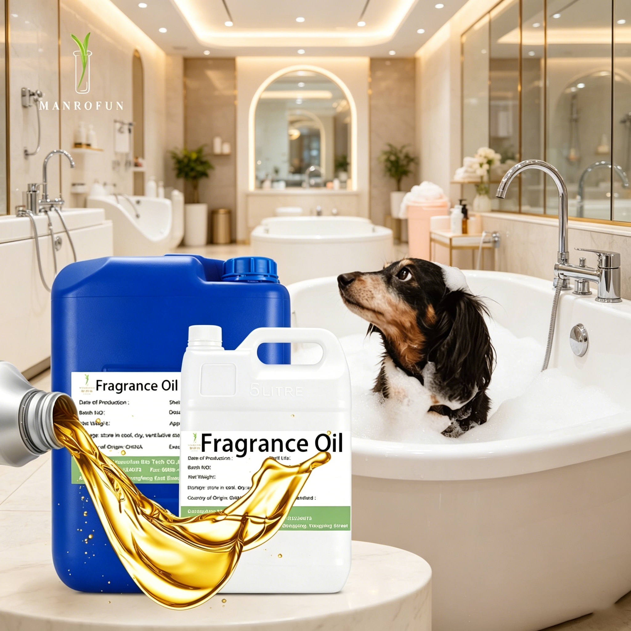 Hochstabiles Duftöl für Haustierspray und Shampoo 1