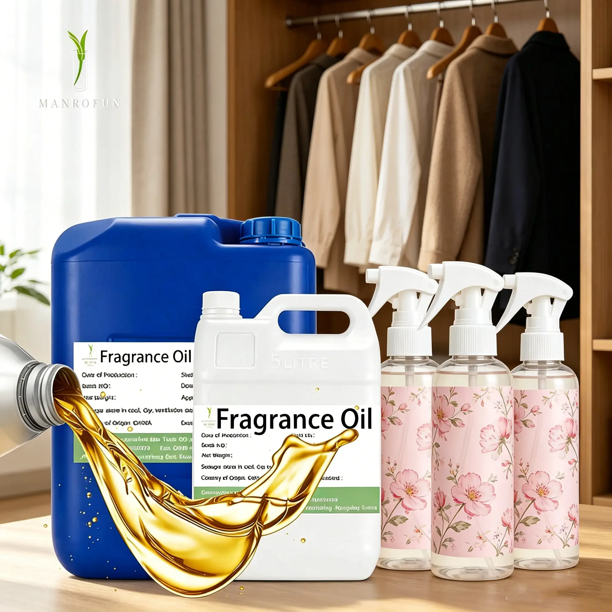 Konzentriertes Textilspray-Duftöl für Textilprodukte 1