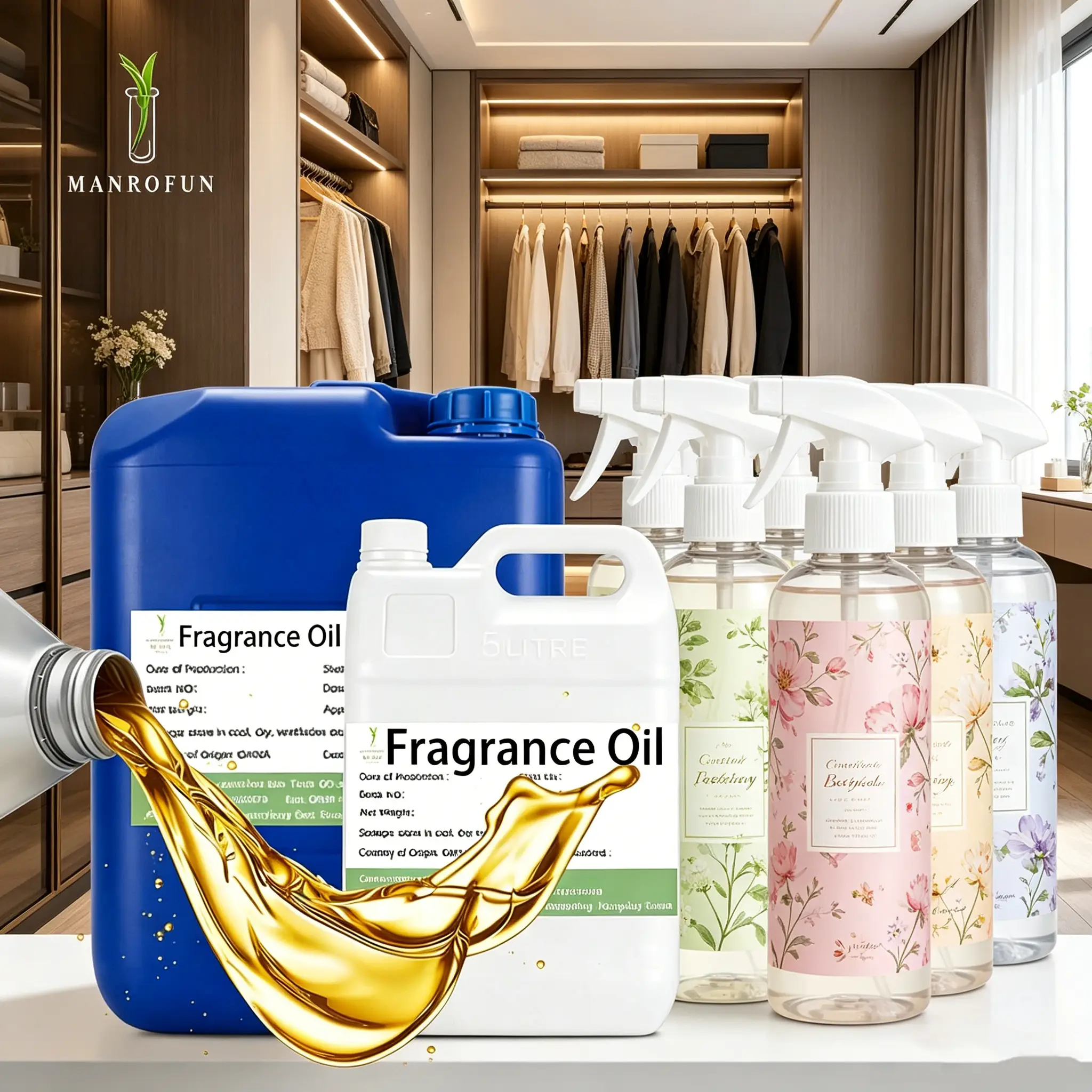 Industrielles Duftöl für Textil- und Wäschespray 1