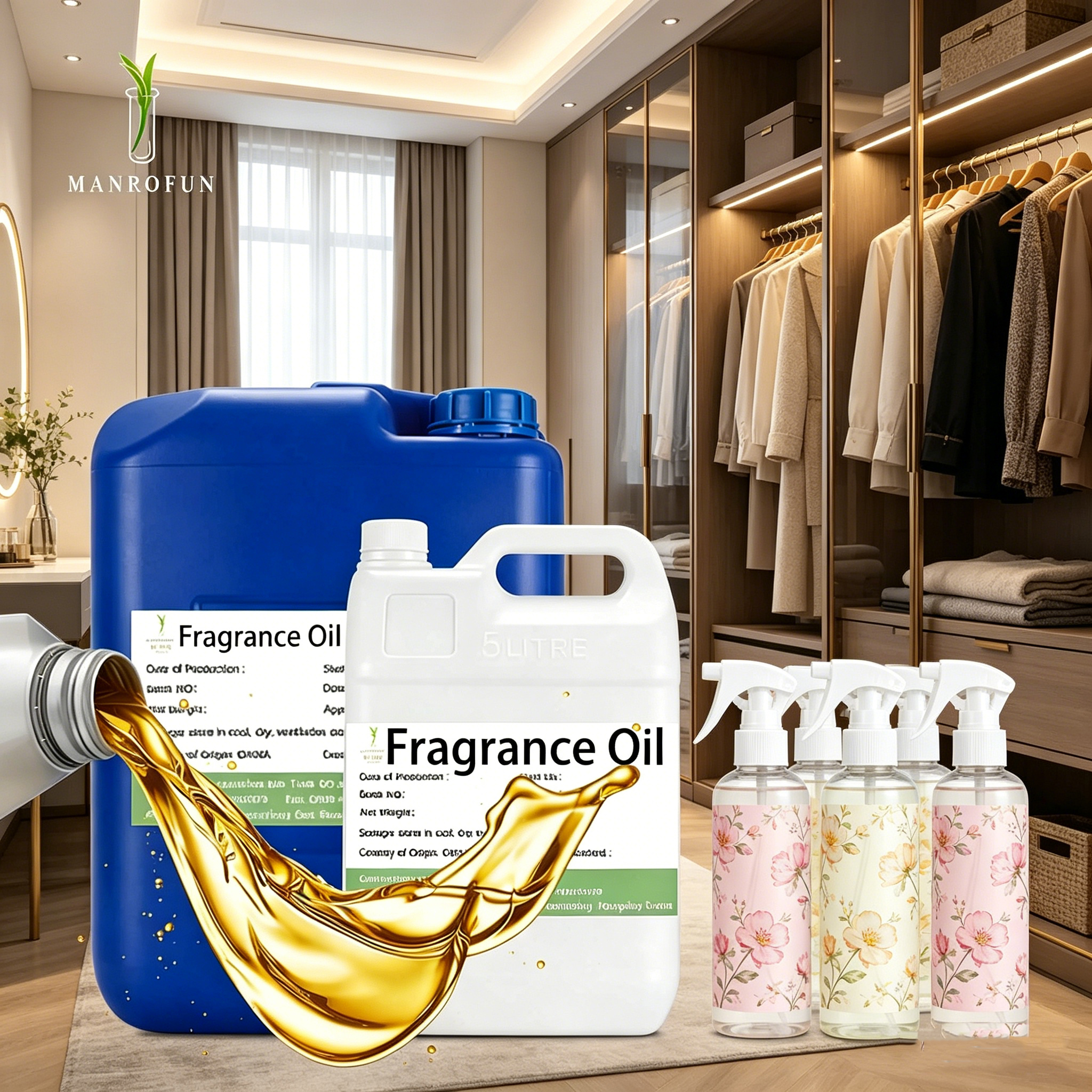 Premium Fragrance Oil for Textile Spray Applications 1