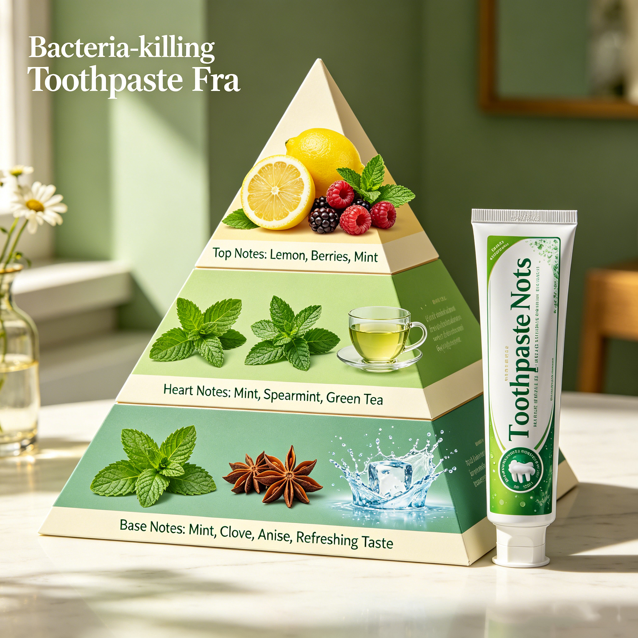 Saborizante de pasta dental OEM para productos de cuidado bucal naturales y a base de hierbas. 2