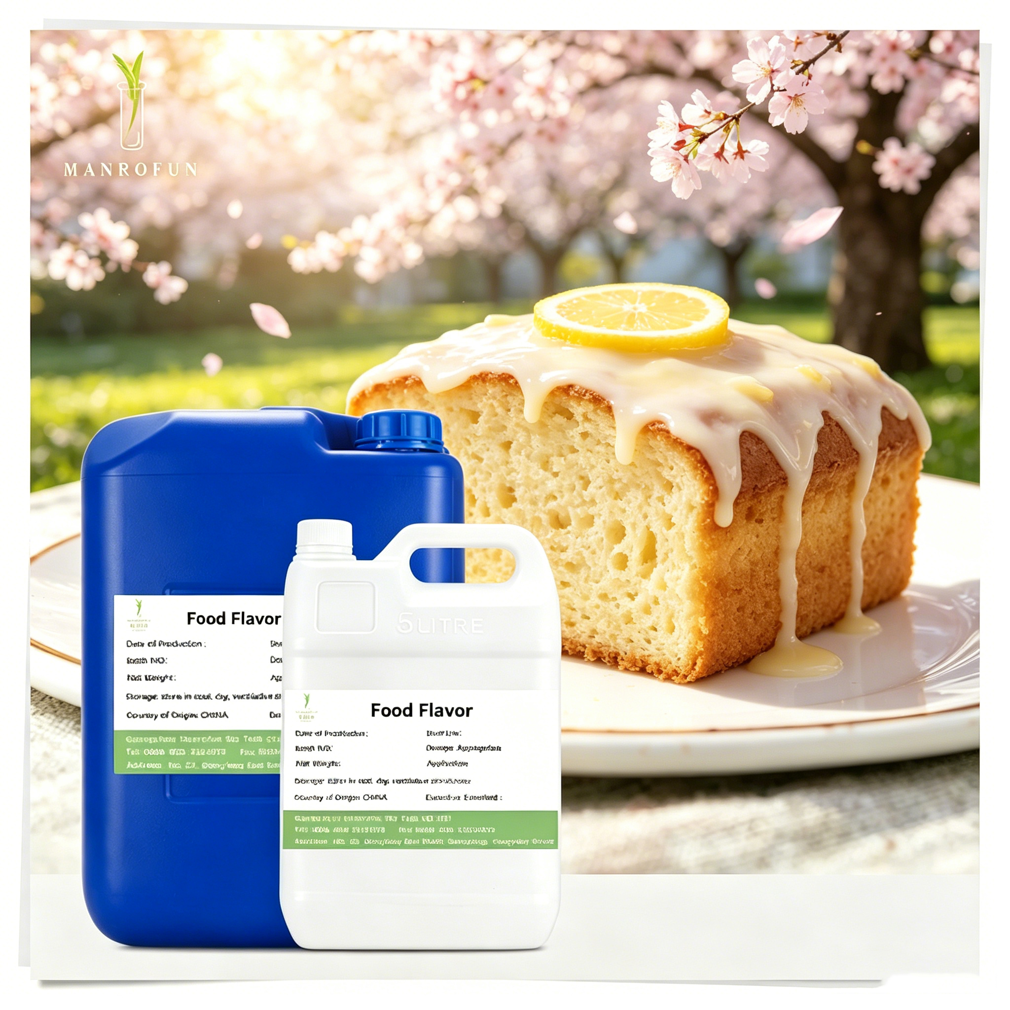 Concentré d'arôme de gâteau au citron frais pour les recettes de pâtisserie et de desserts 1