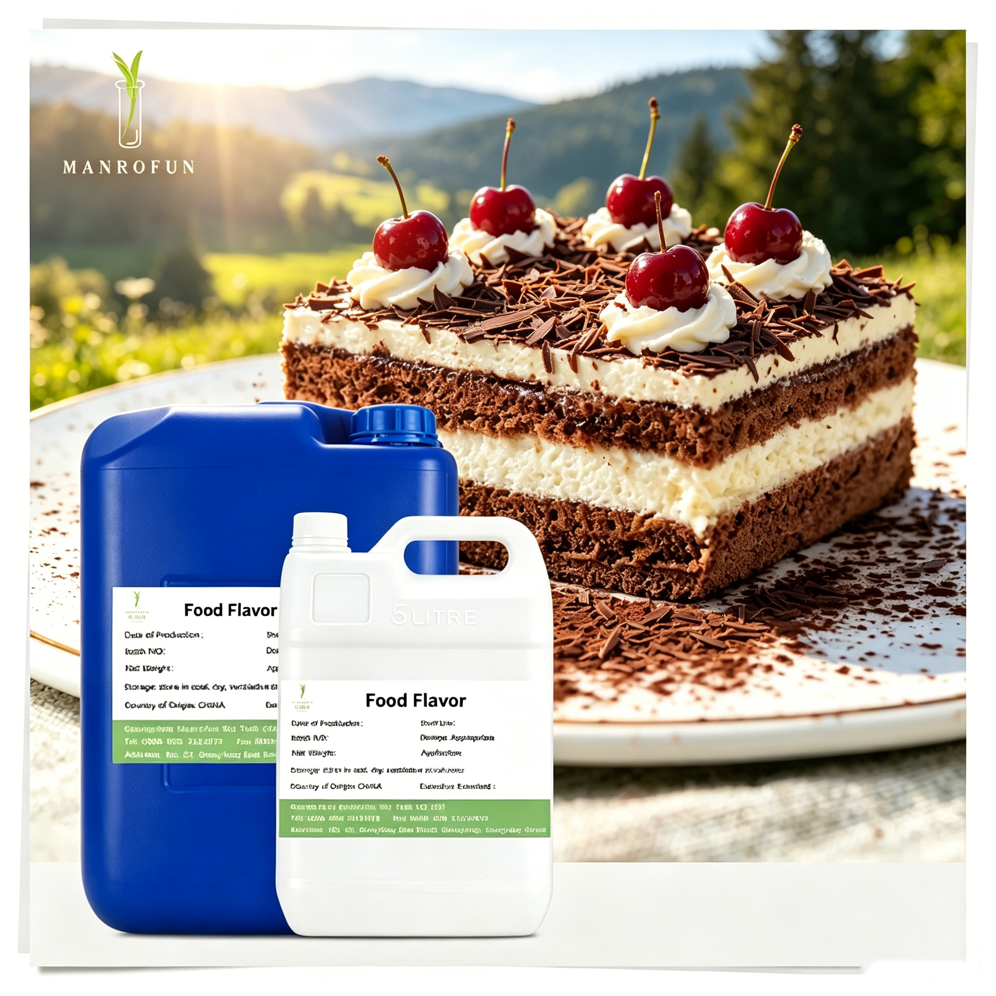 Fruchtiger Kirschkuchengeschmack, lebensmittelecht, für Backwaren 1