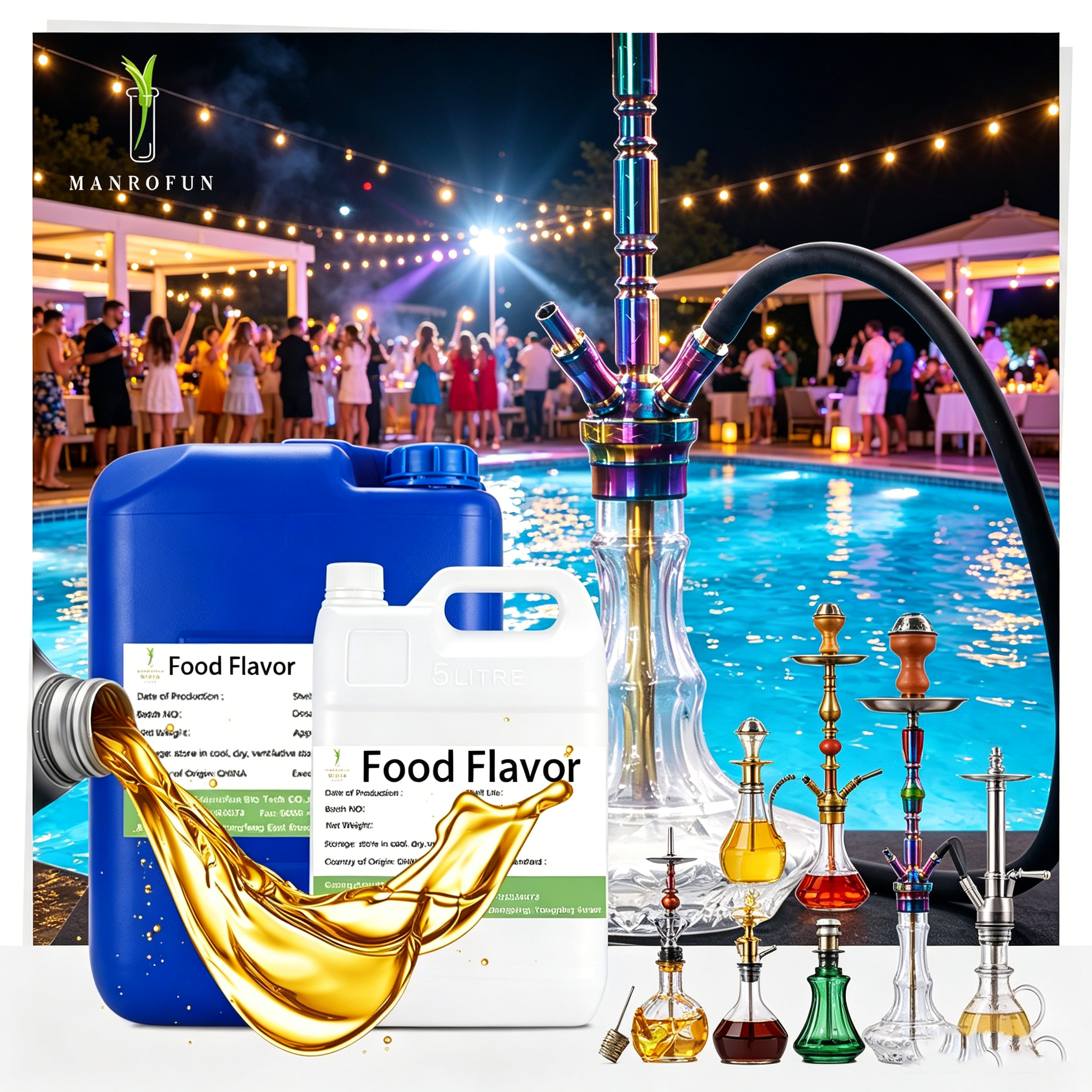 Exotic Shisha Hookah Flavor Blend for Premium Tobacco Applications 1