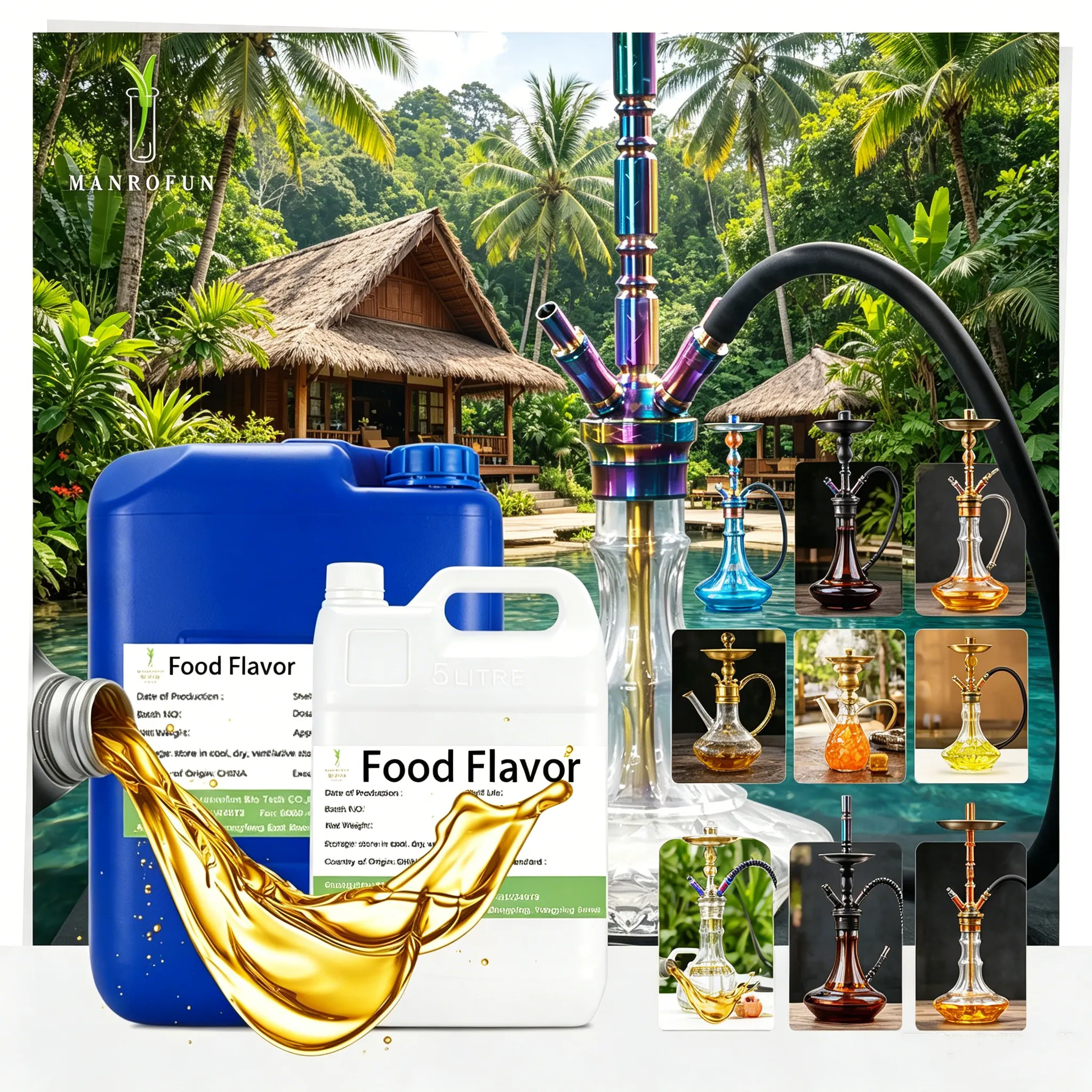 Shisha Flavours by MANROFUN 1