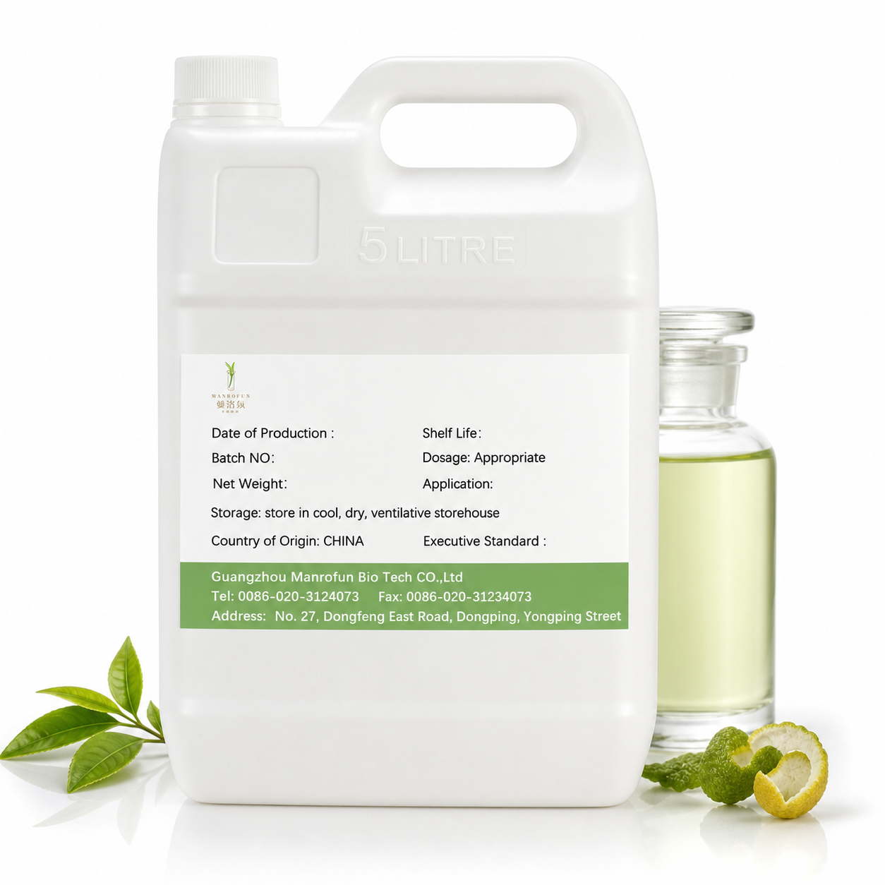 Fresh Green Tea Citrus Musk Fragrance Oil for Clean Scent Development 1
