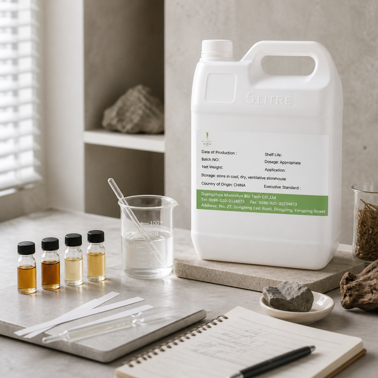 Mineralisches Vetiver-Parfümöl für Muster und Großbestellungen 4