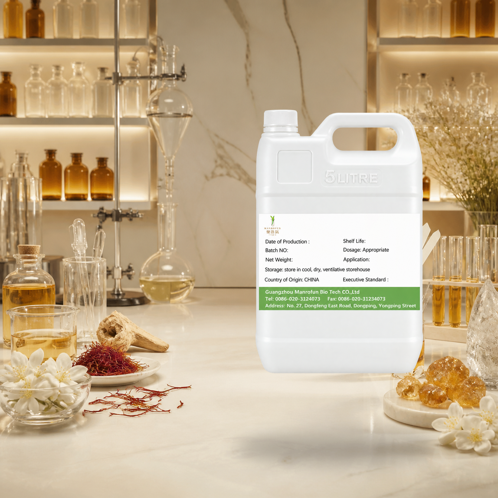 Aceite perfumado de azafrán, jazmín y madera de ámbar para colecciones unisex radiantes. 4