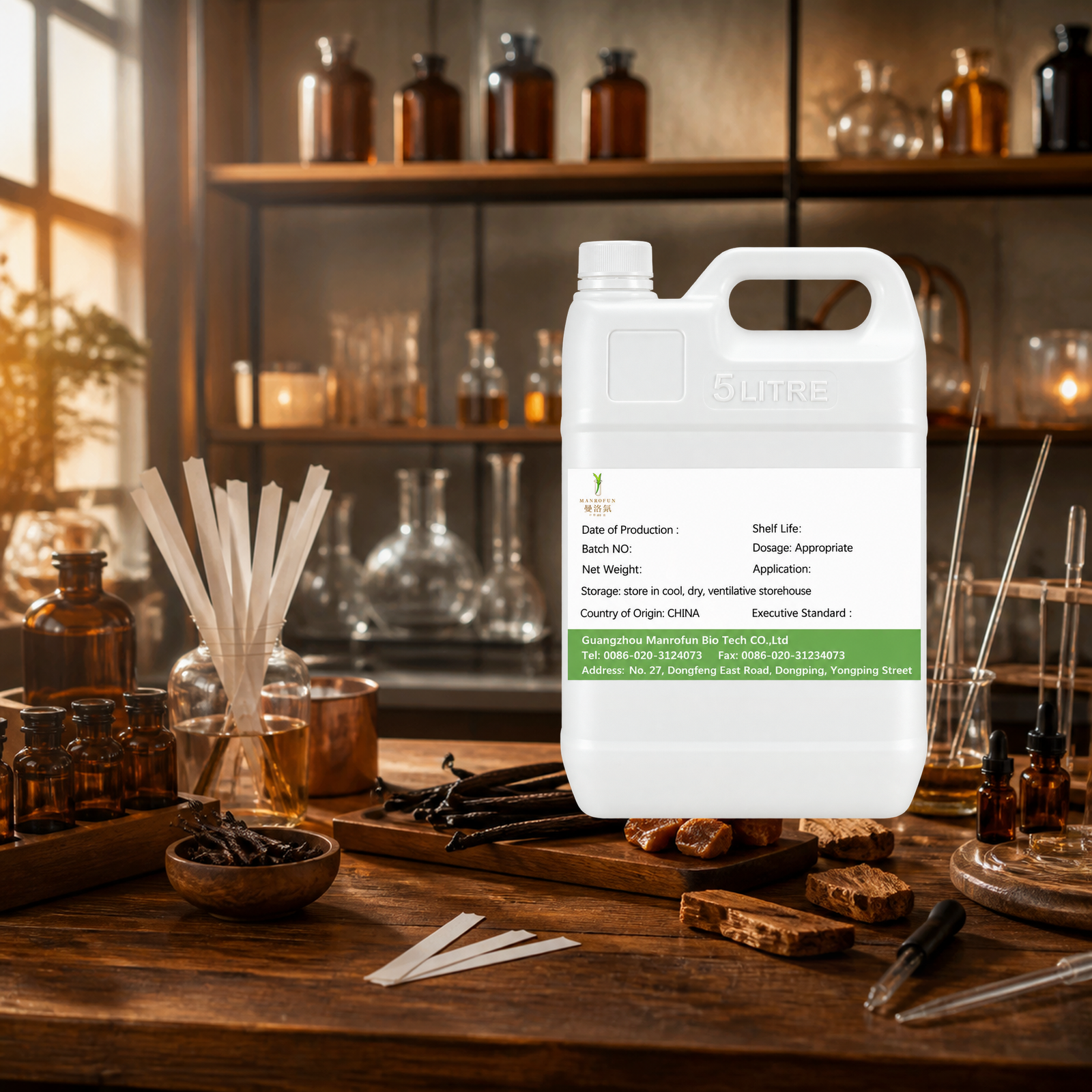 Aceite perfumado de praliné de vainilla Bourbon con base de maderas cremosas. 4