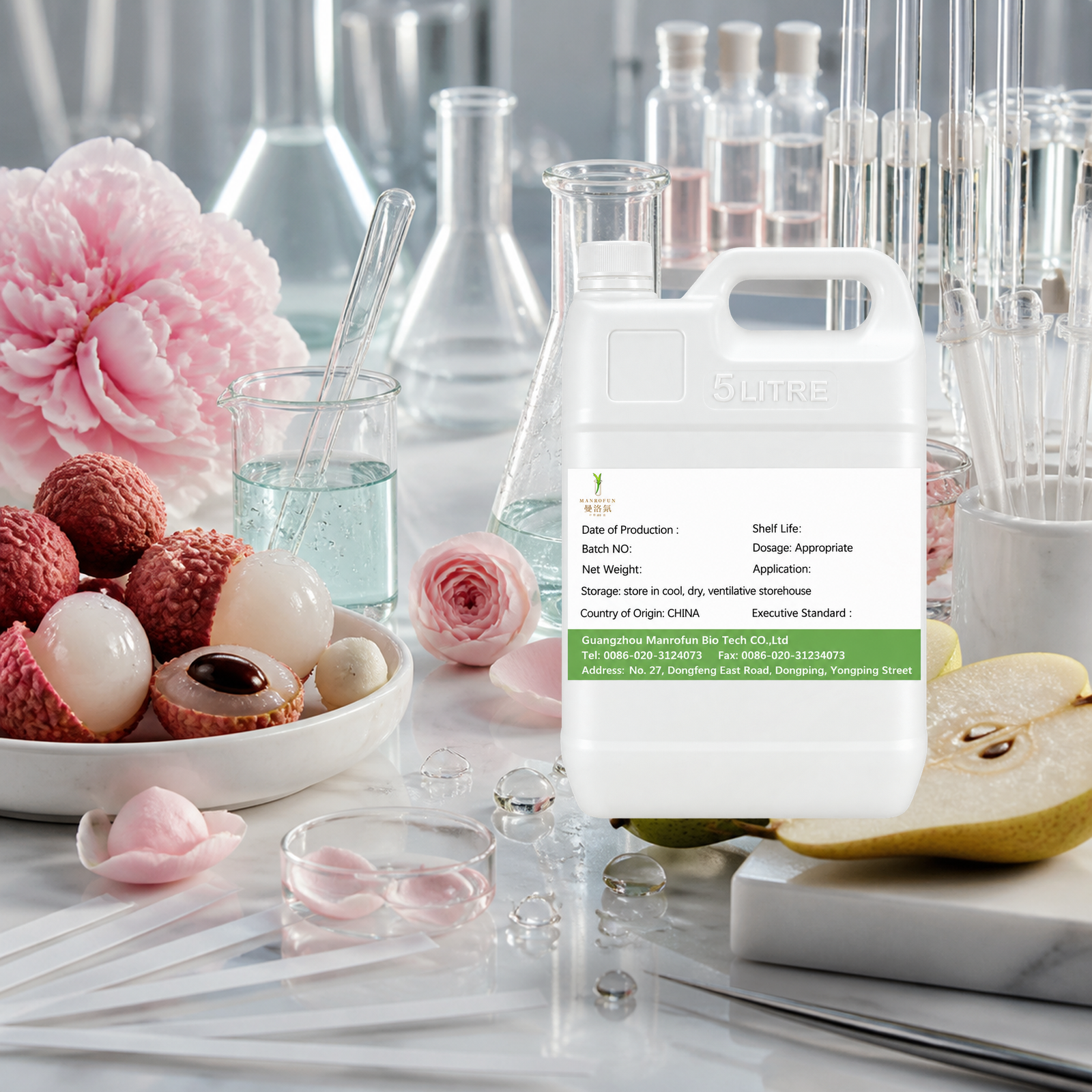 Lychee Pear Watery Rose Perfume Oil for Airy Floral Projects 4