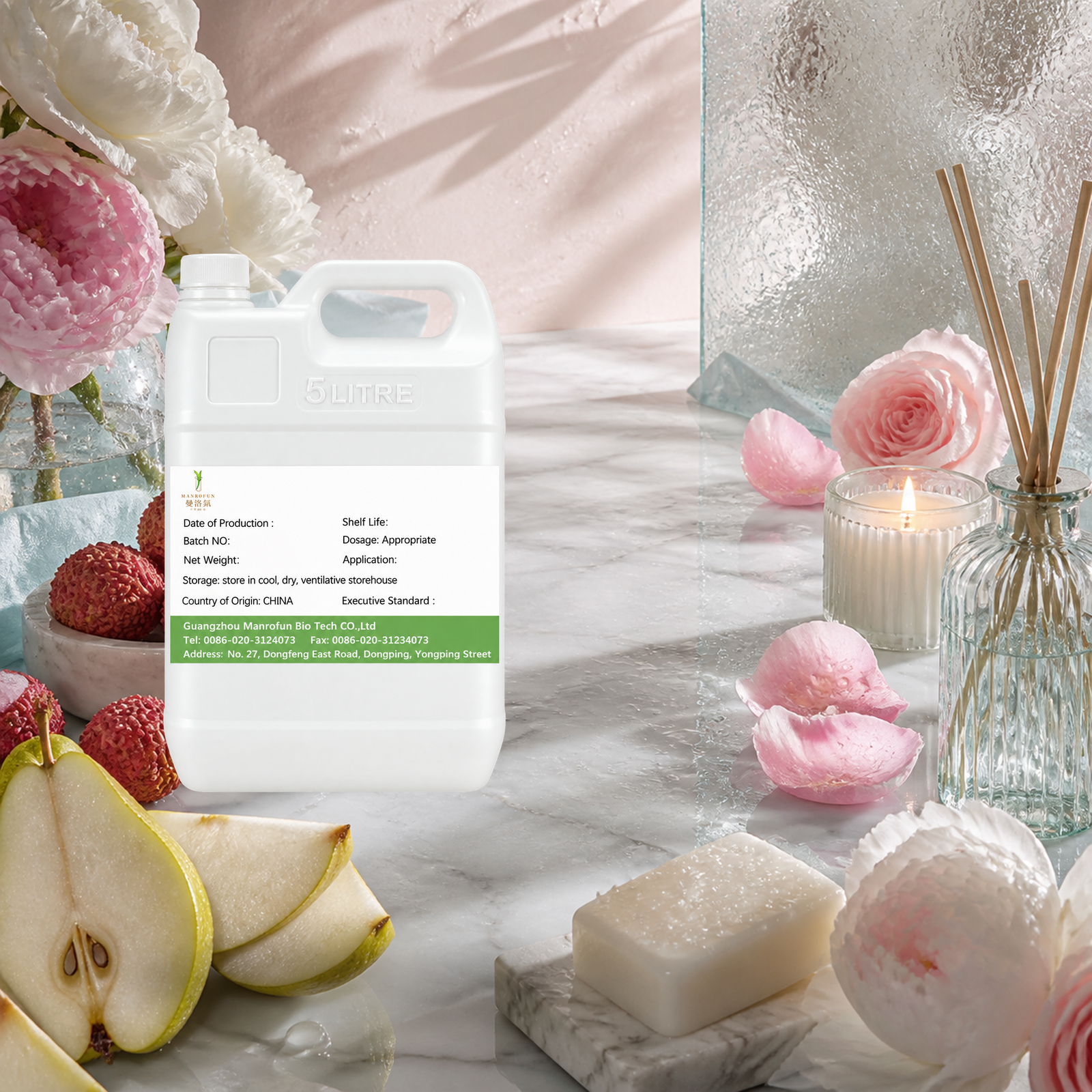 Lychee Pear Watery Rose Perfume Oil for Airy Floral Projects 5