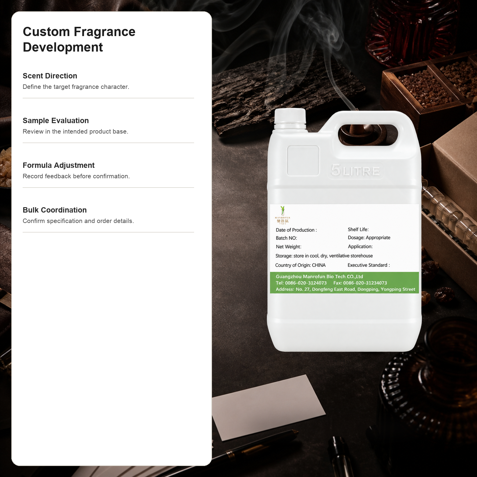 Leather Incense Myrrh Perfume Oil with a Roasted Cedar Finish 3