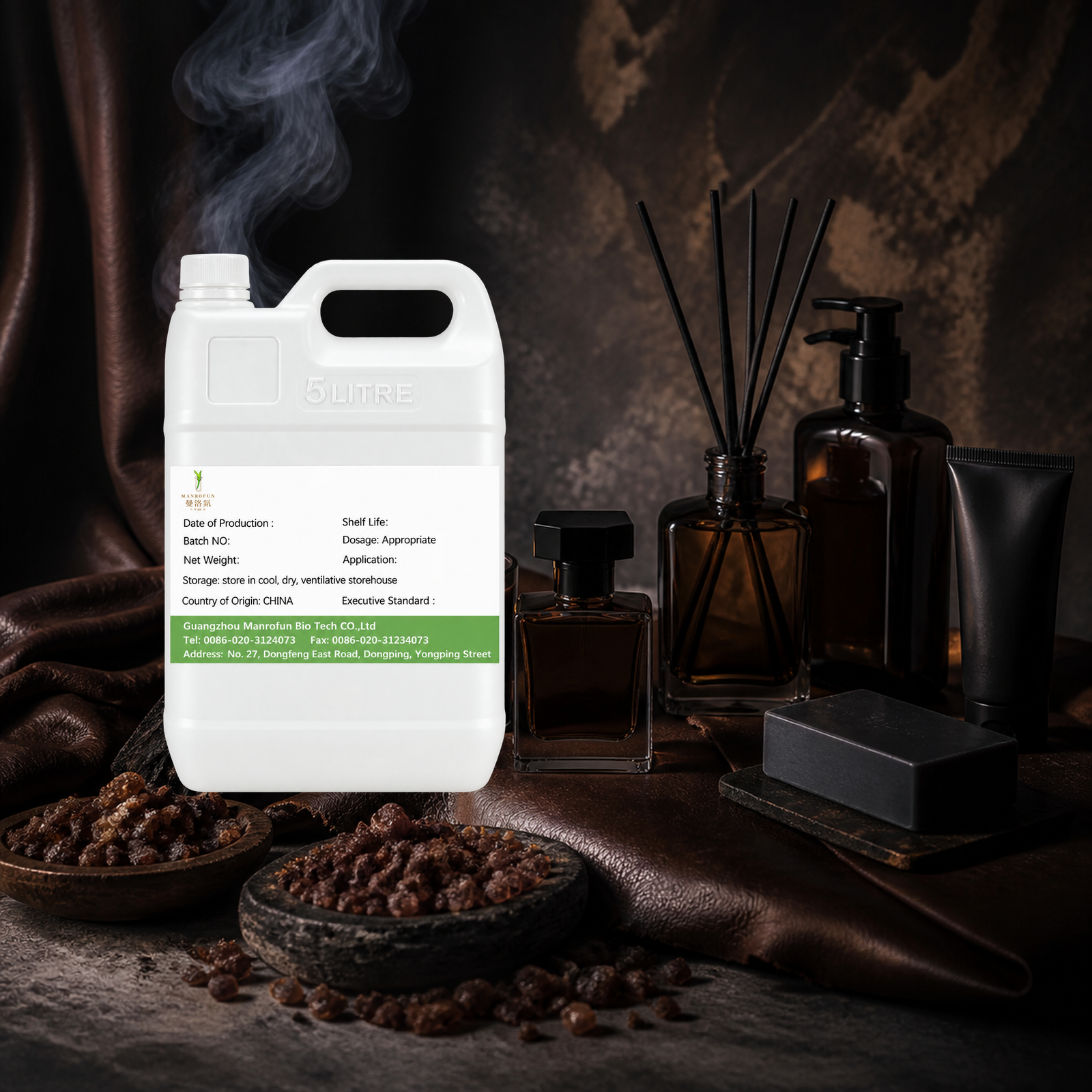 Leather Incense Myrrh Perfume Oil with a Roasted Cedar Finish 5