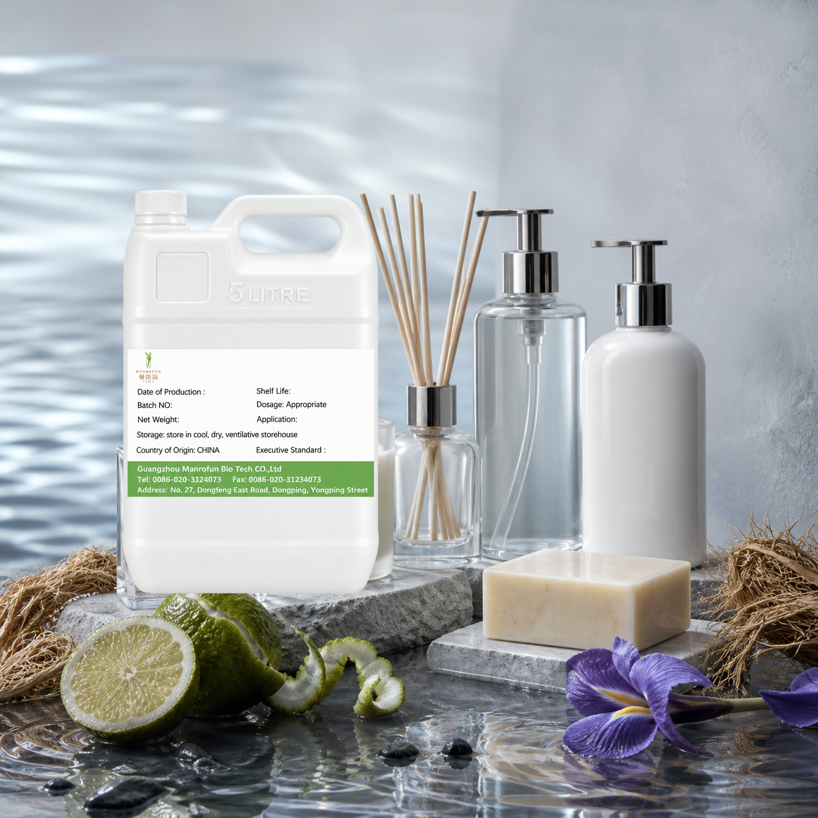 Bergamot Iris Vetiver Perfume Oil with a Clean Aquatic Profile 5