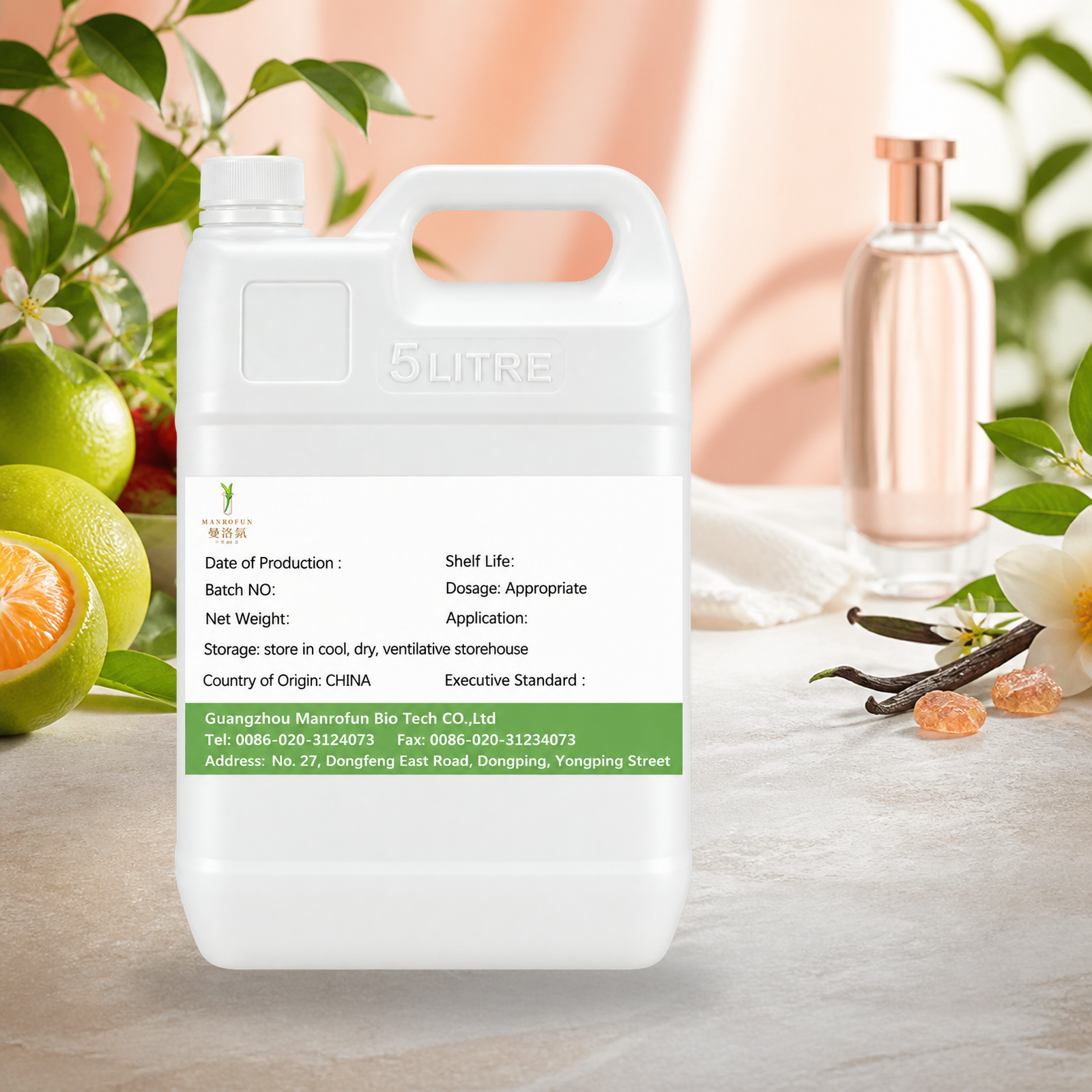 Huile parfumée à la fraise et à la mandarine verte avec une touche de confort vanille-musc 1