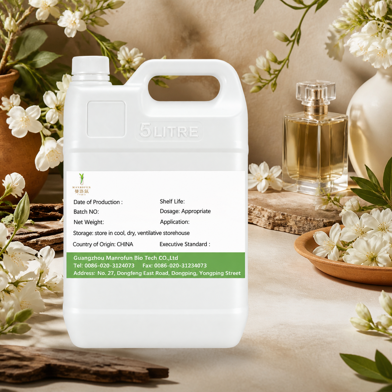 Orangenblüten-Tuberose-Jasmin-Parfümöl mit erdiger Tiefe 1