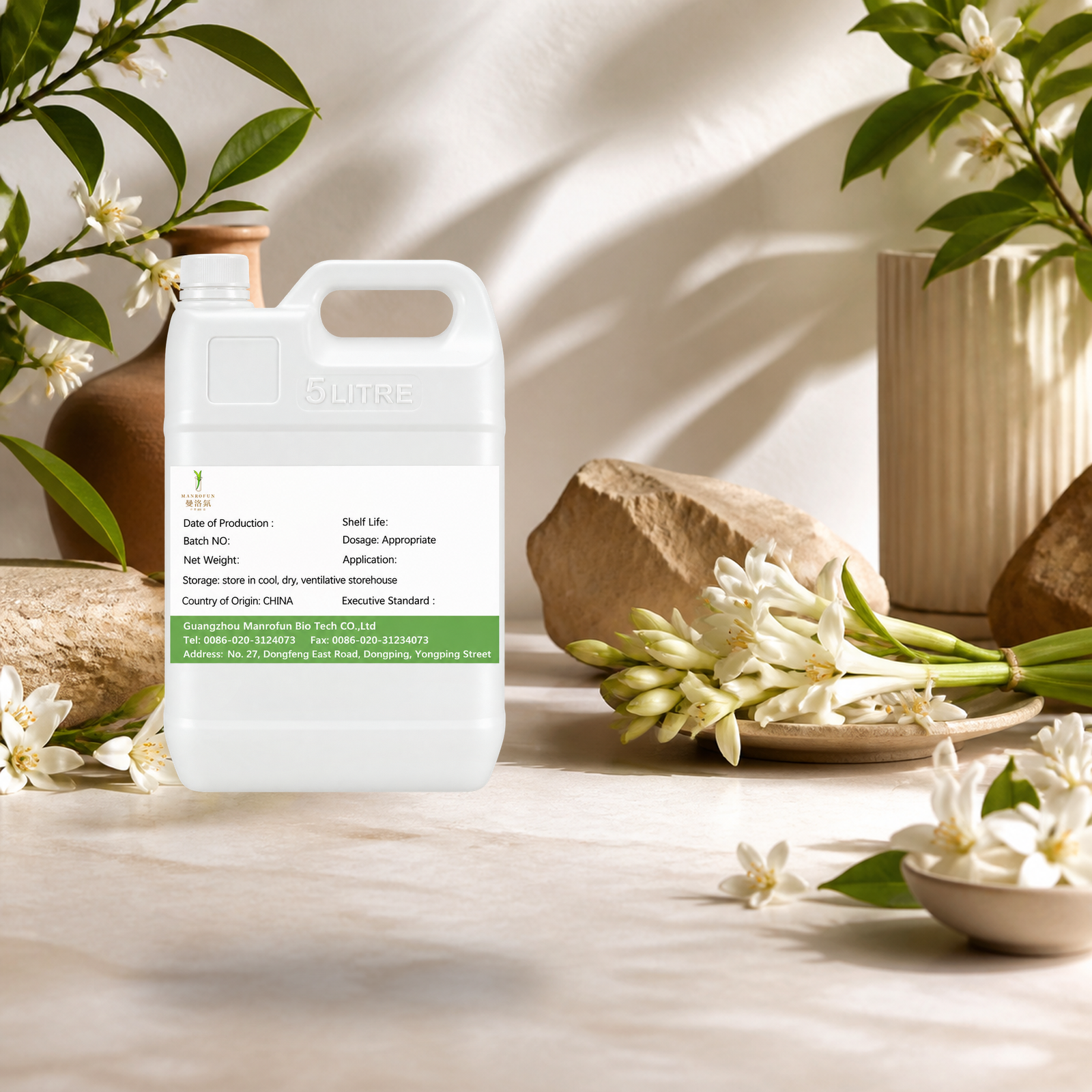 Orangenblüten-Tuberose-Jasmin-Parfümöl mit erdiger Tiefe 5