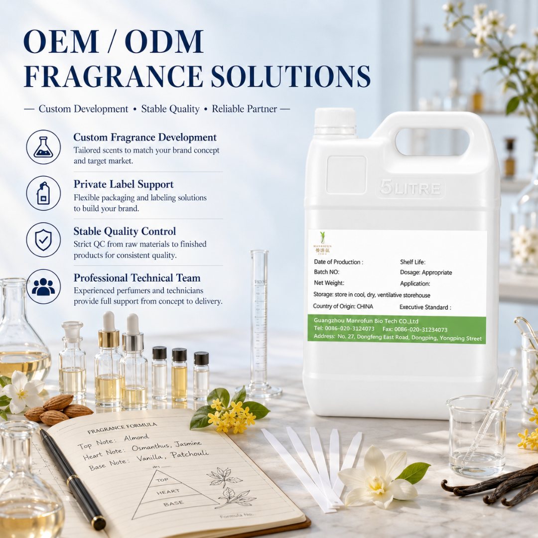 Custom Almond Vanilla White Tobacco Perfume Oil for EDP & Body Care — Private Label & OEM Supply 3