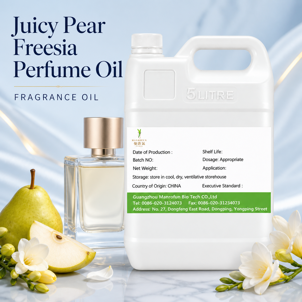 Buy Radiant Pear Freesia Fragrance Oil Bulk — OEM/ODM Private Label Fine Fragrance 1