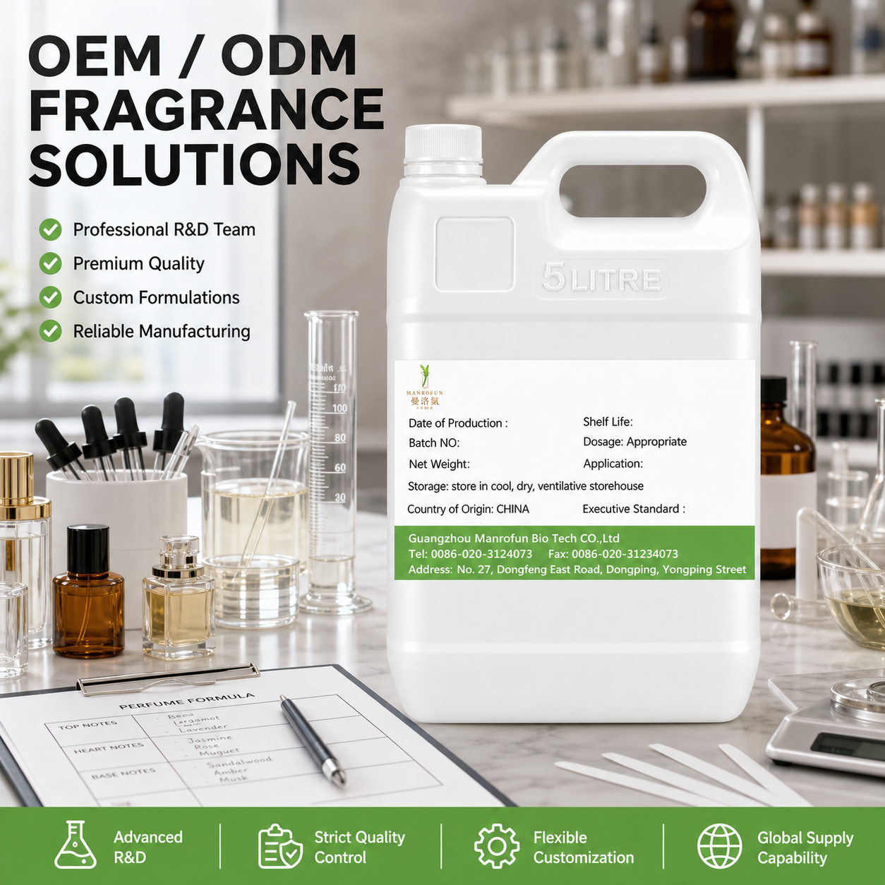 Green Fig Leaf & Cedarwood | Premium Fragrance Oil for EDP Development | OEM Manufacturer 3