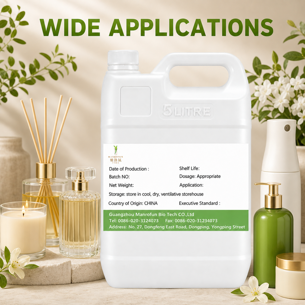 زيت عطري برائحة زهرة السوسن البودرية والبنفسج والجاوي، مناسب لإنتاج ماء عطر (EDP)، متوفر للتصنيع الأصلي للمعدات (OEM) والعلامات التجارية الخاصة. 5