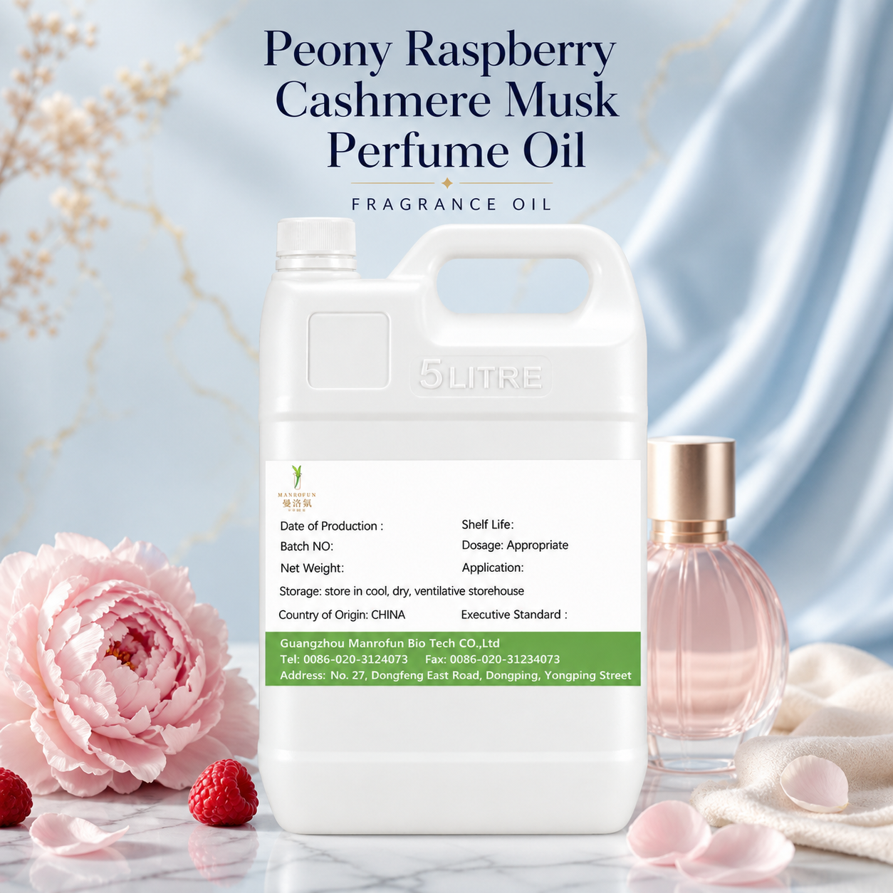 Individuell gestaltetes Parfümöl mit Pfingstrose, Himbeere, Kaschmir und Moschus für Eau de Parfum und Roll-on – Private Label &amp; OEM-Lieferung 1