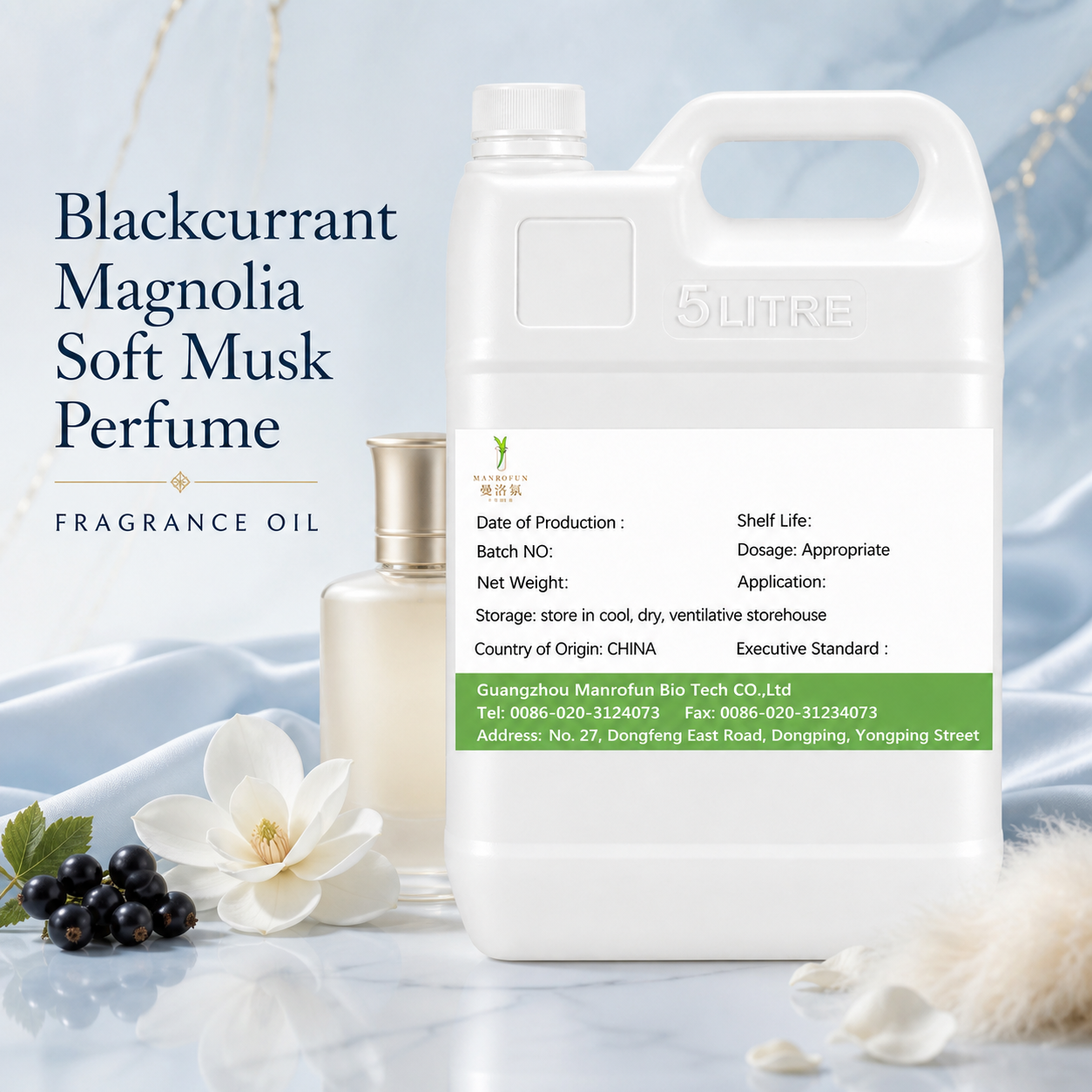 Schwarze Johannisbeere-Magnolie-Parfümkonzentrat mit sanftem Moschus für maßgeschneiderte Eau de Parfum-Programme 1