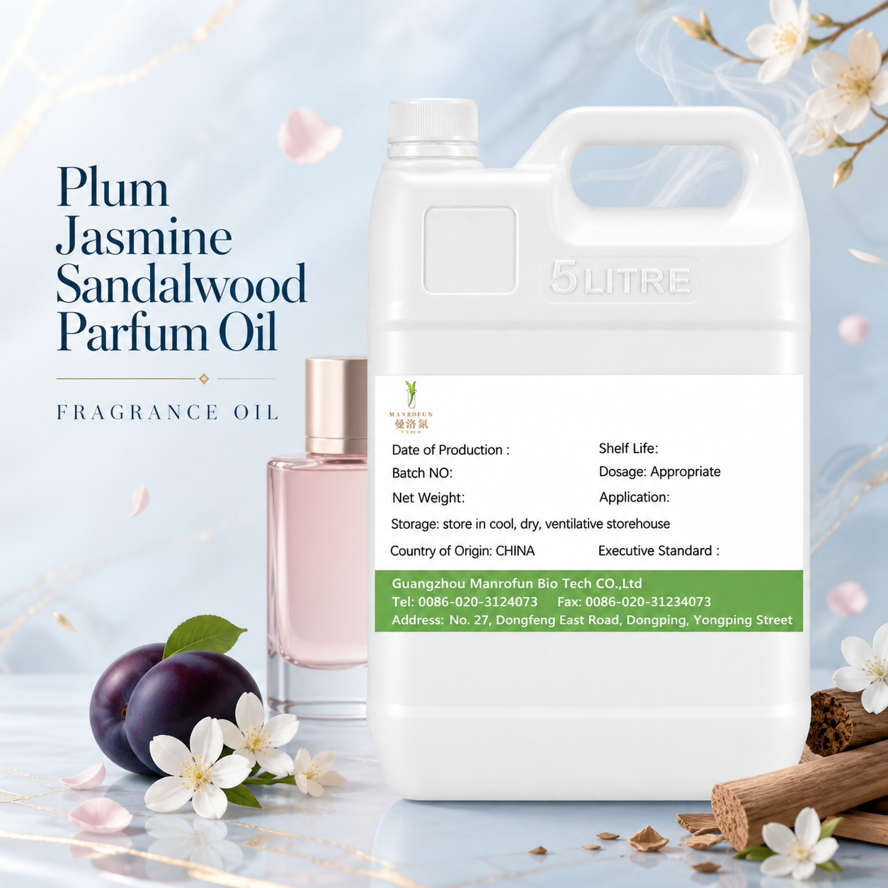 Velvety Plum, Jasmine and Sandalwood Parfum Oil — Developed for Signature EDP Collections 1