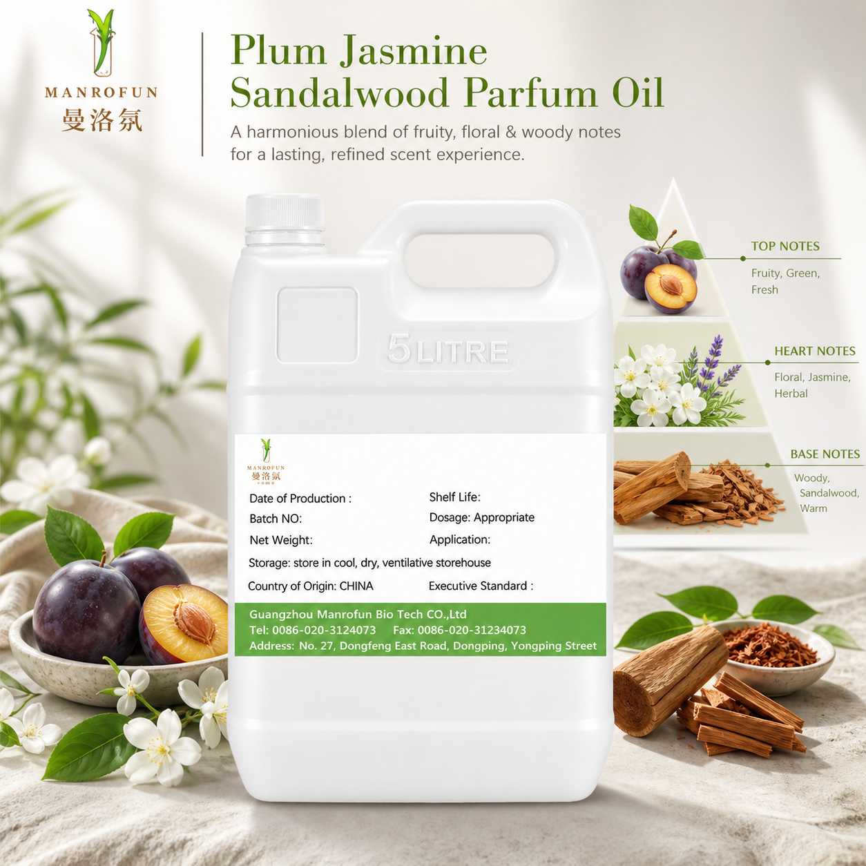 Velvety Plum, Jasmine and Sandalwood Parfum Oil — Developed for Signature EDP Collections 2