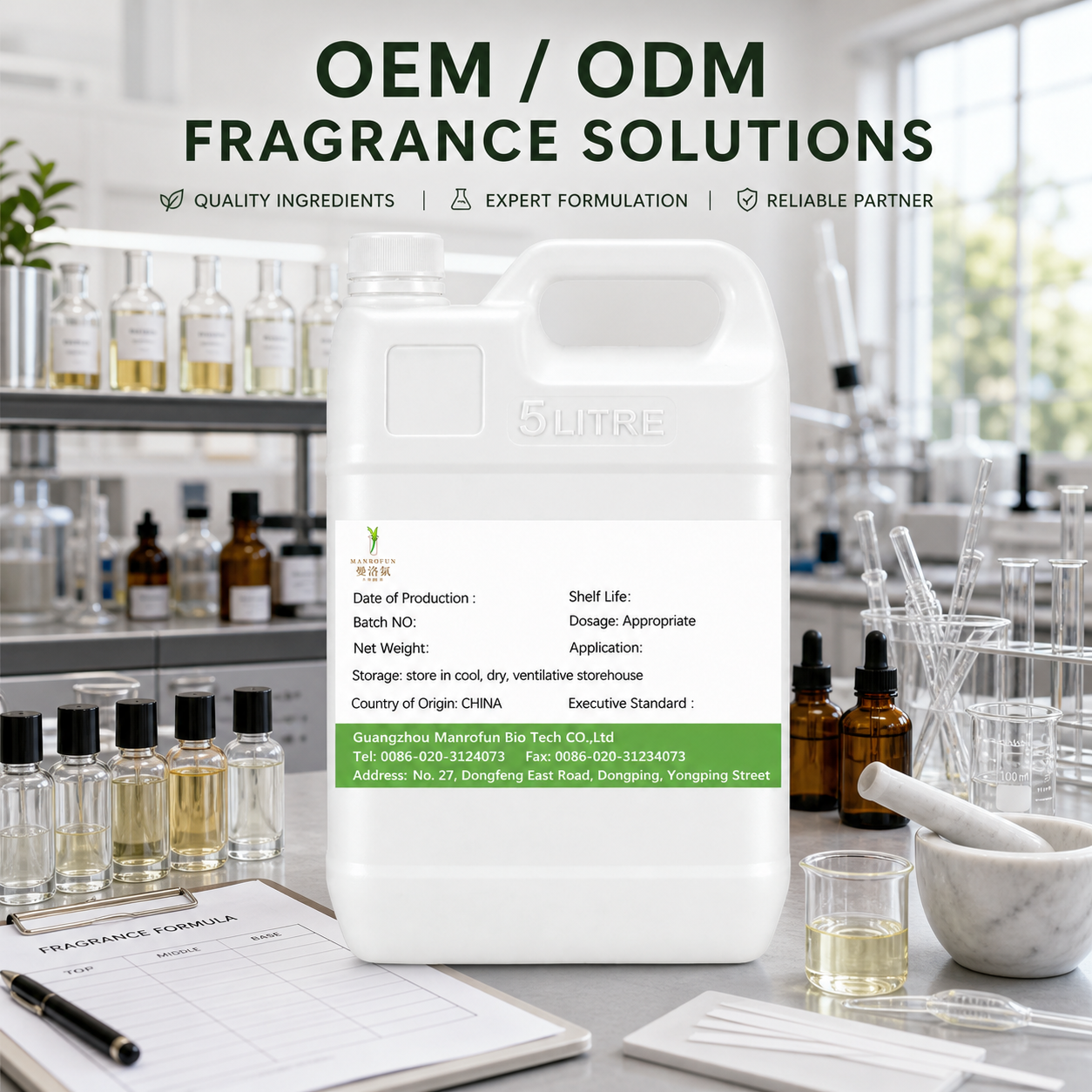 Galbanum and Tomato Leaf Botanical Perfume Concentrate, Formulated for Bespoke EDP Programs 3