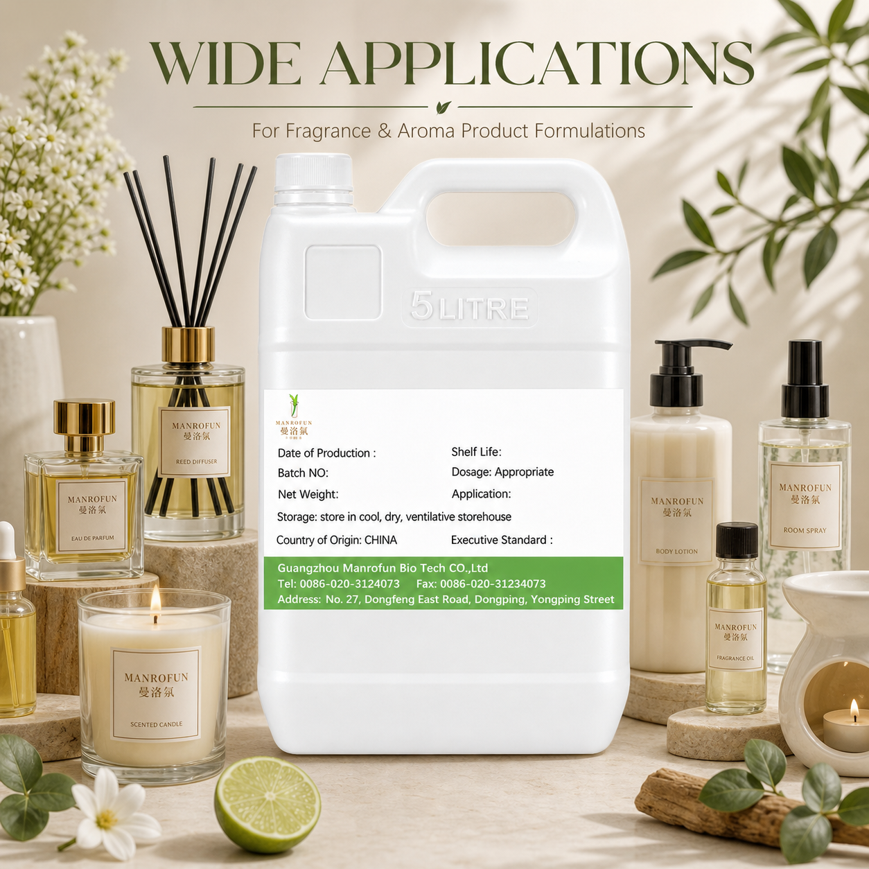 Huile parfumée nocturne de datura, thé noir et bois de gaïac — Conçue pour les collections d'extraits 5