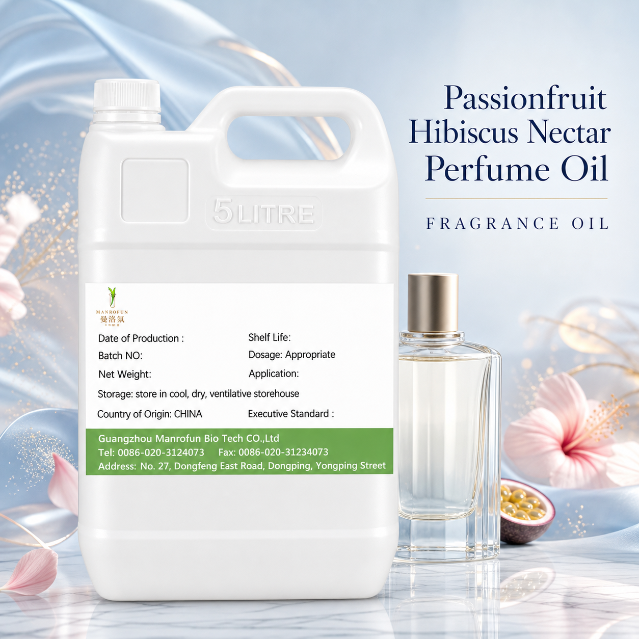 Konzentrat aus tropischem Passionsfrucht- und Hibiskusnektar, speziell für maßgeschneiderte Duftkollektionen entwickelt 1