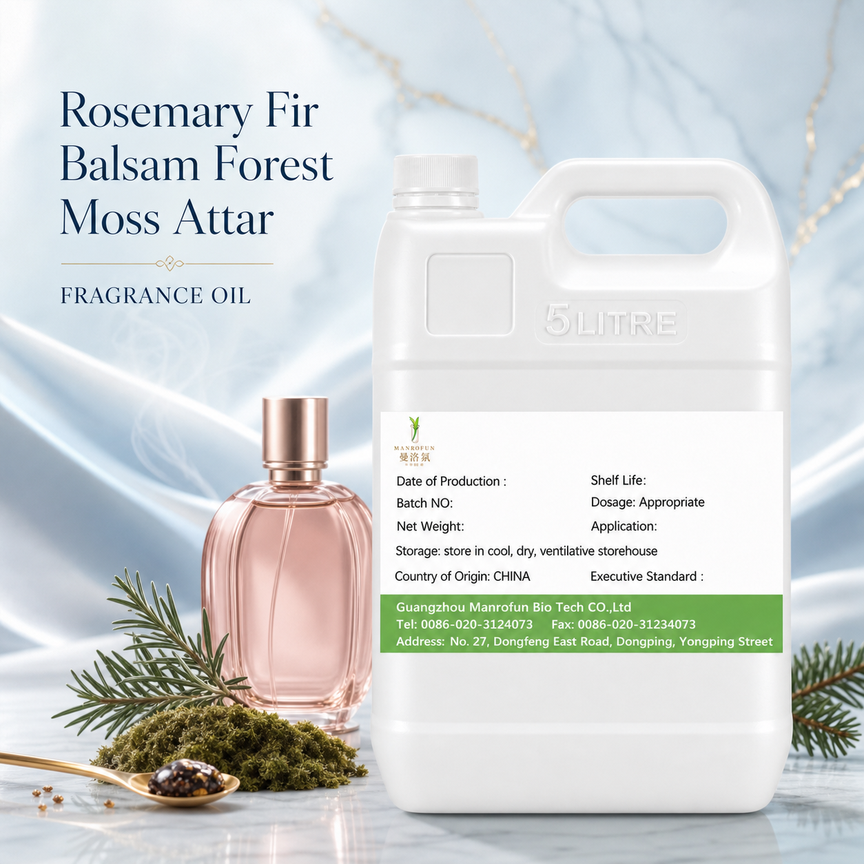 Evergreen Attar Built Around Rosemary, Fir Balsam & Moss for Contract Fragrance Development 1