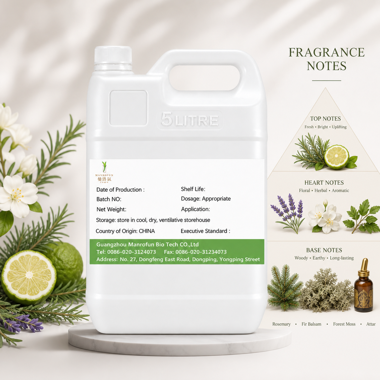 Evergreen Attar Built Around Rosemary, Fir Balsam & Moss for Contract Fragrance Development 2