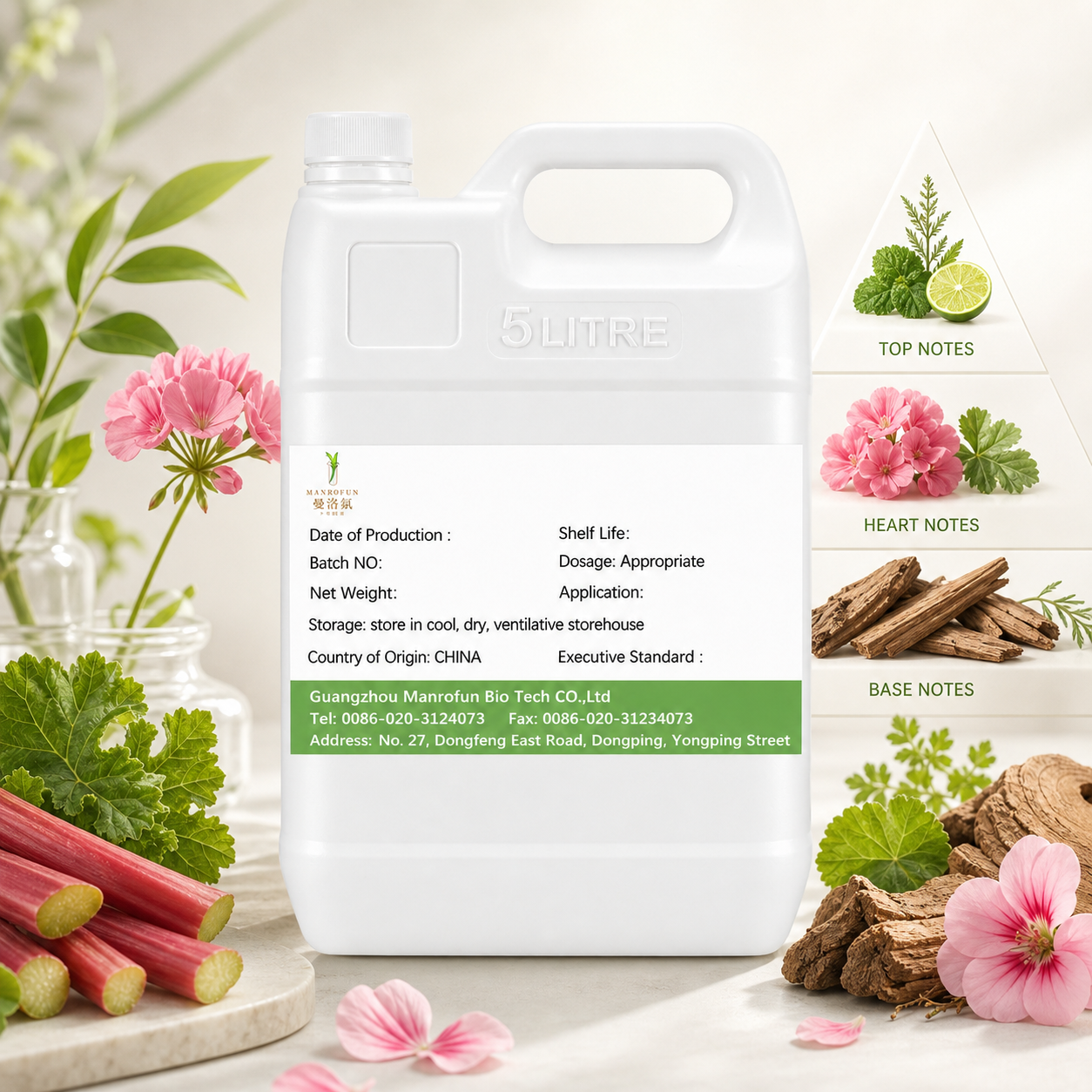 Rhubarb-Geranium Tension on Polished Rosewood — Fragrance Concentrate for Bespoke EDP Projects 2