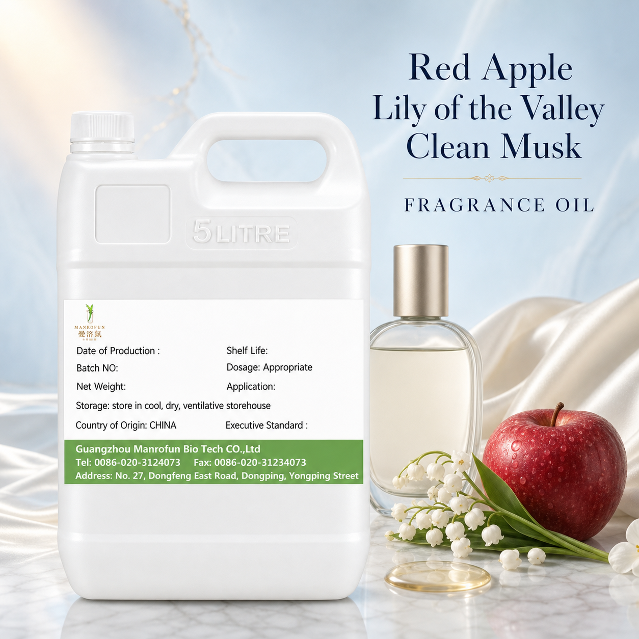 Knackiger roter Apfel, taufrisches Maiglöckchen und zartes Moschuskonzentrat – maßgeschneidert für Eau de Parfum-Kollektionen 1