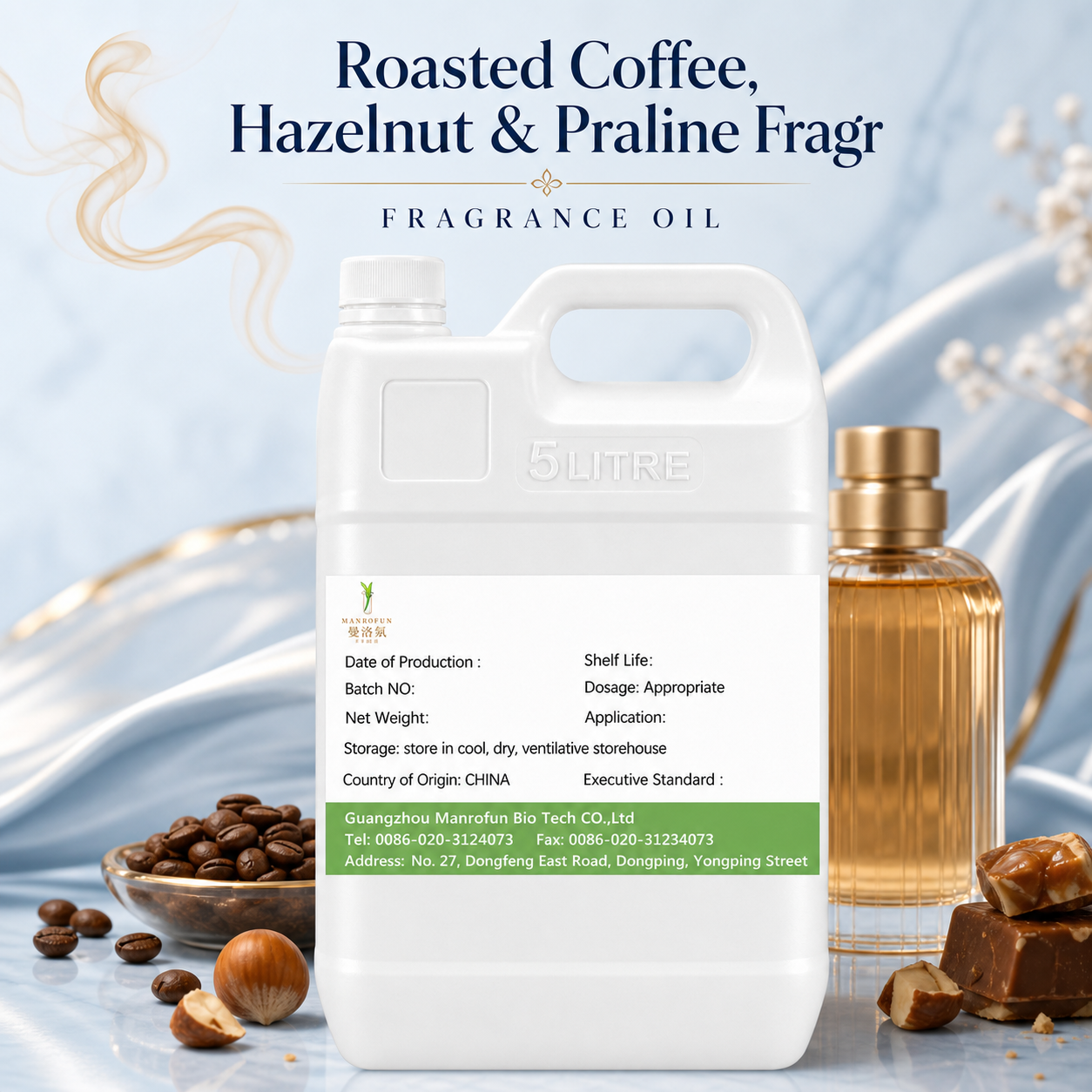 Concentrado de café tostado, avellana y praliné — Elaborado para el desarrollo de perfumes gourmand 1
