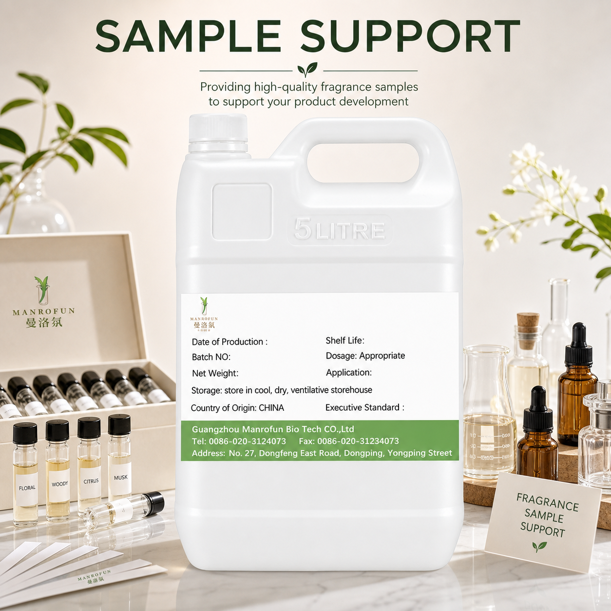 Bayas de enebro, cuero y aceite de cardamomo para el desarrollo de la fragancia Signature EDP. 4