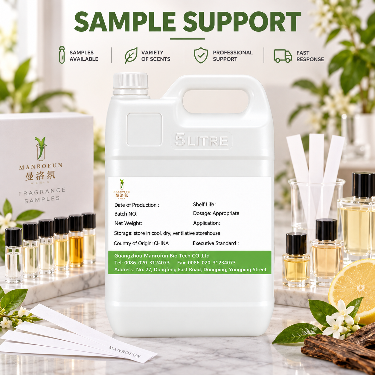 De piña dorada a menta triturada: aceites perfumados para envasado por contrato 4