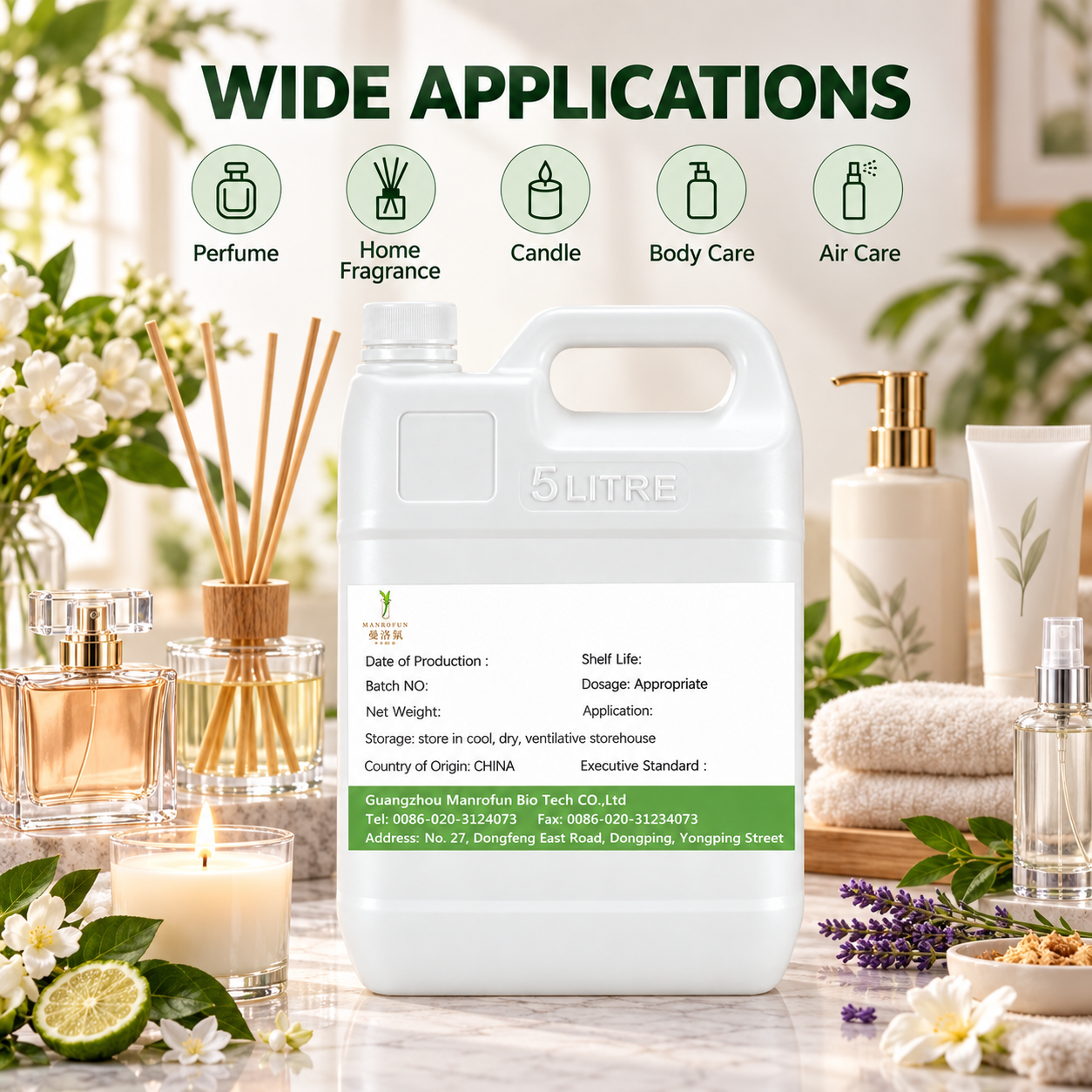 De piña dorada a menta triturada: aceites perfumados para envasado por contrato 5
