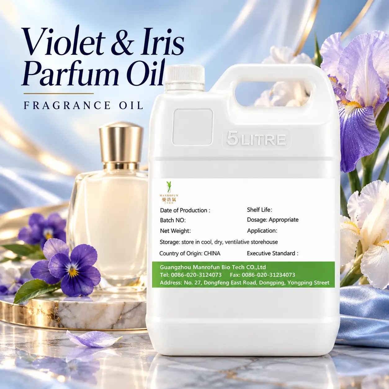 The Powder-Floral Brief: Violet Petals and Iris Perfume Concentrate with OEM Development 1