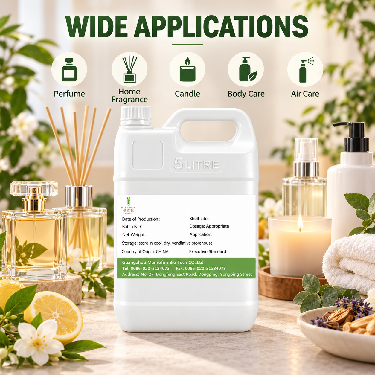 Cologne Development Starts with Green Mandarin & Petitgrain Perfume Fragrance Oil 5