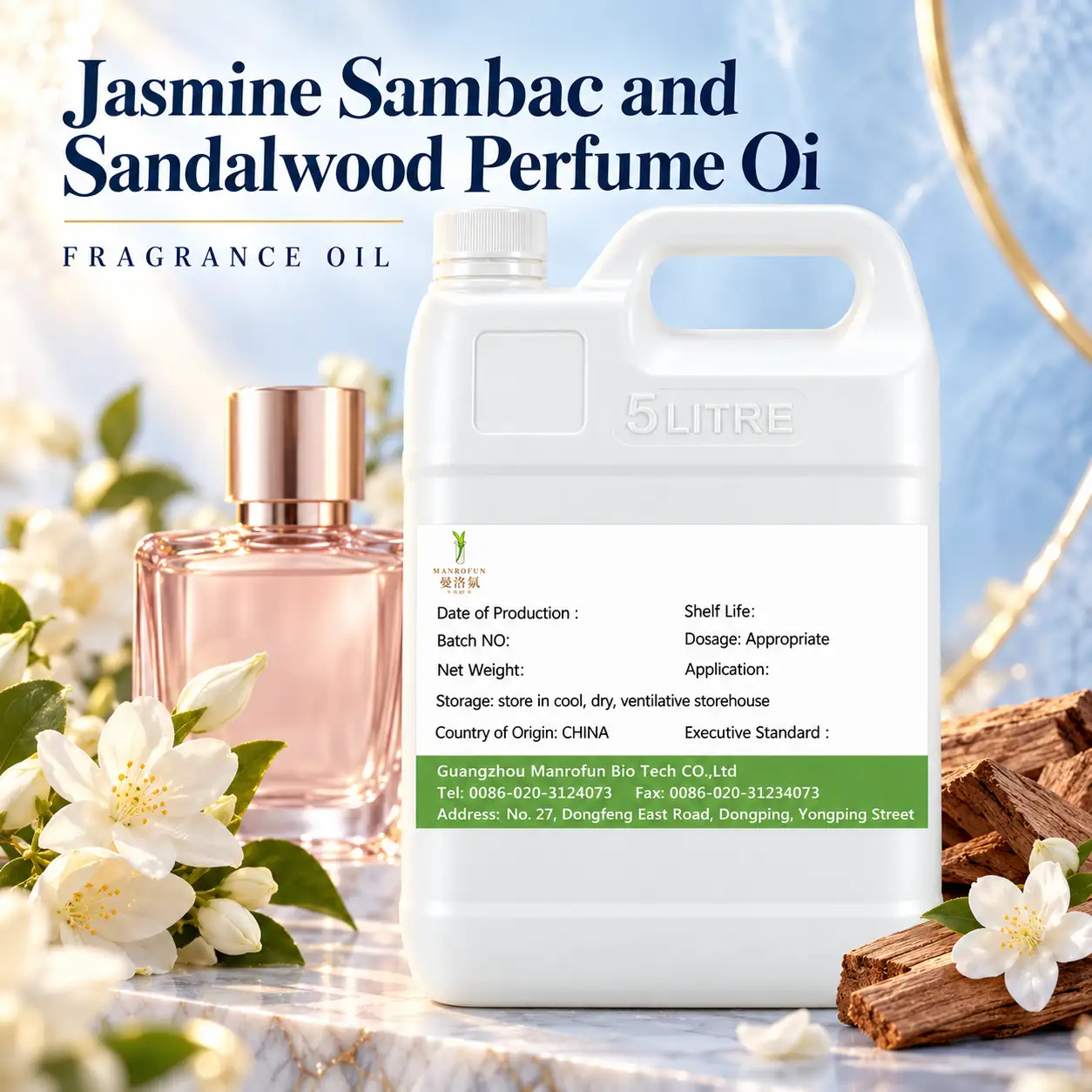 Private-Label Perfumery Takes a Floral-Woody Turn with Sambac Jasmine & Sandalwood Perfume Oil 1