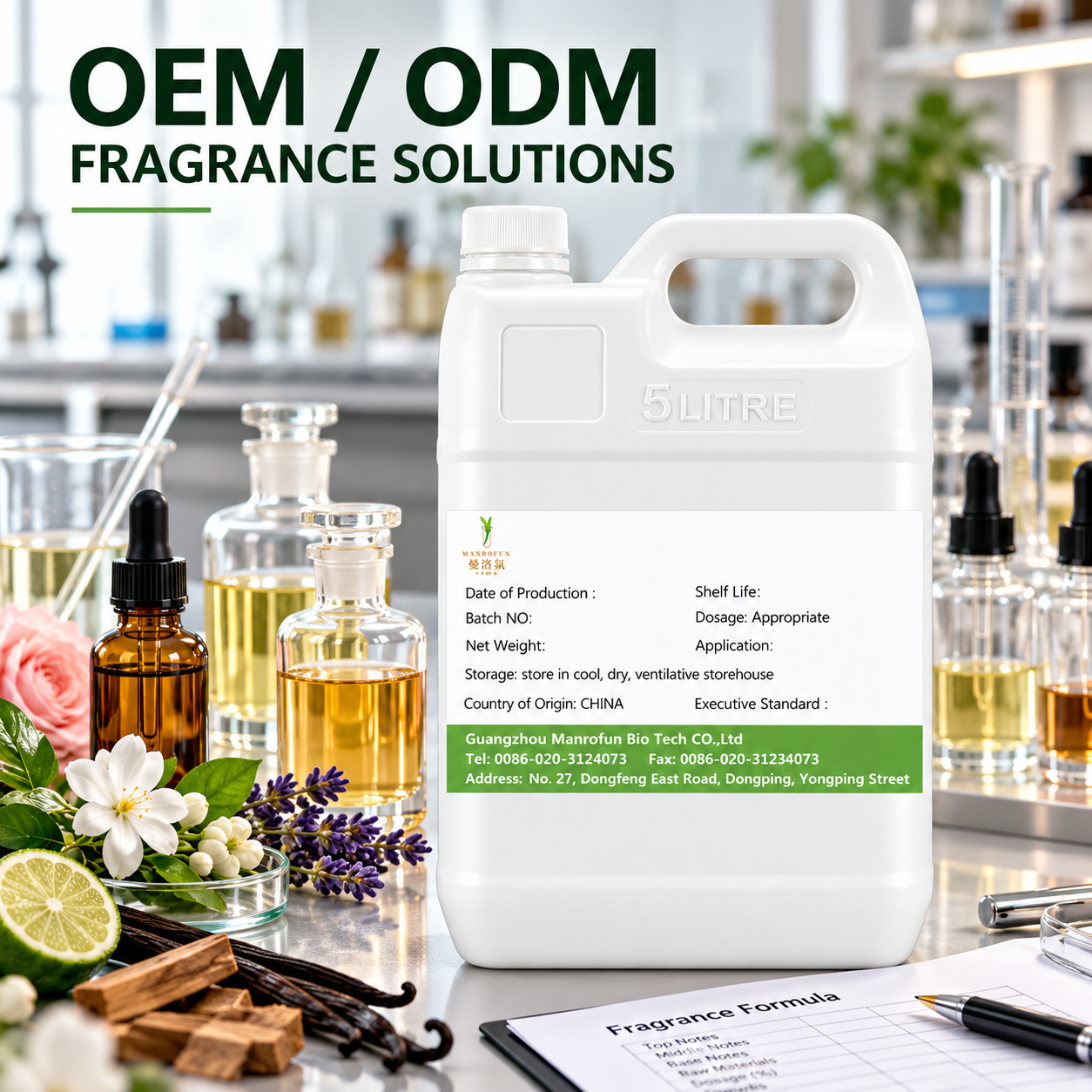 Aceite perfumado de azahar y madreselva para EDP y roll-on | Marca propia 3