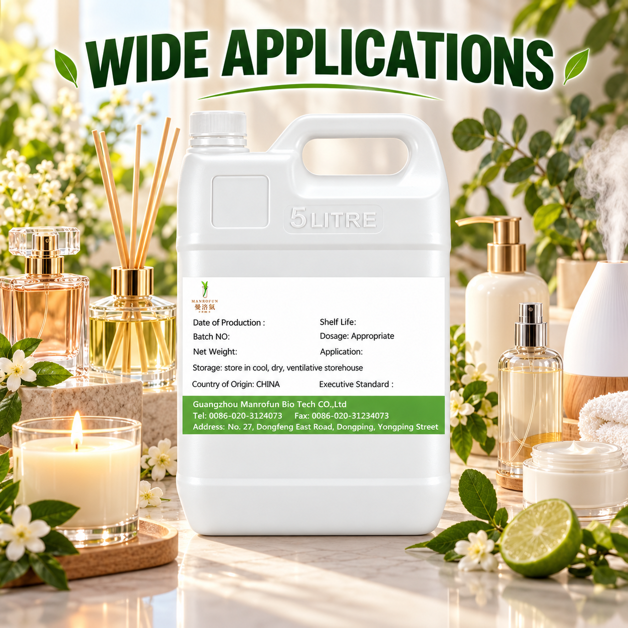 Aceite perfumado de azahar y madreselva para EDP y roll-on | Marca propia 5