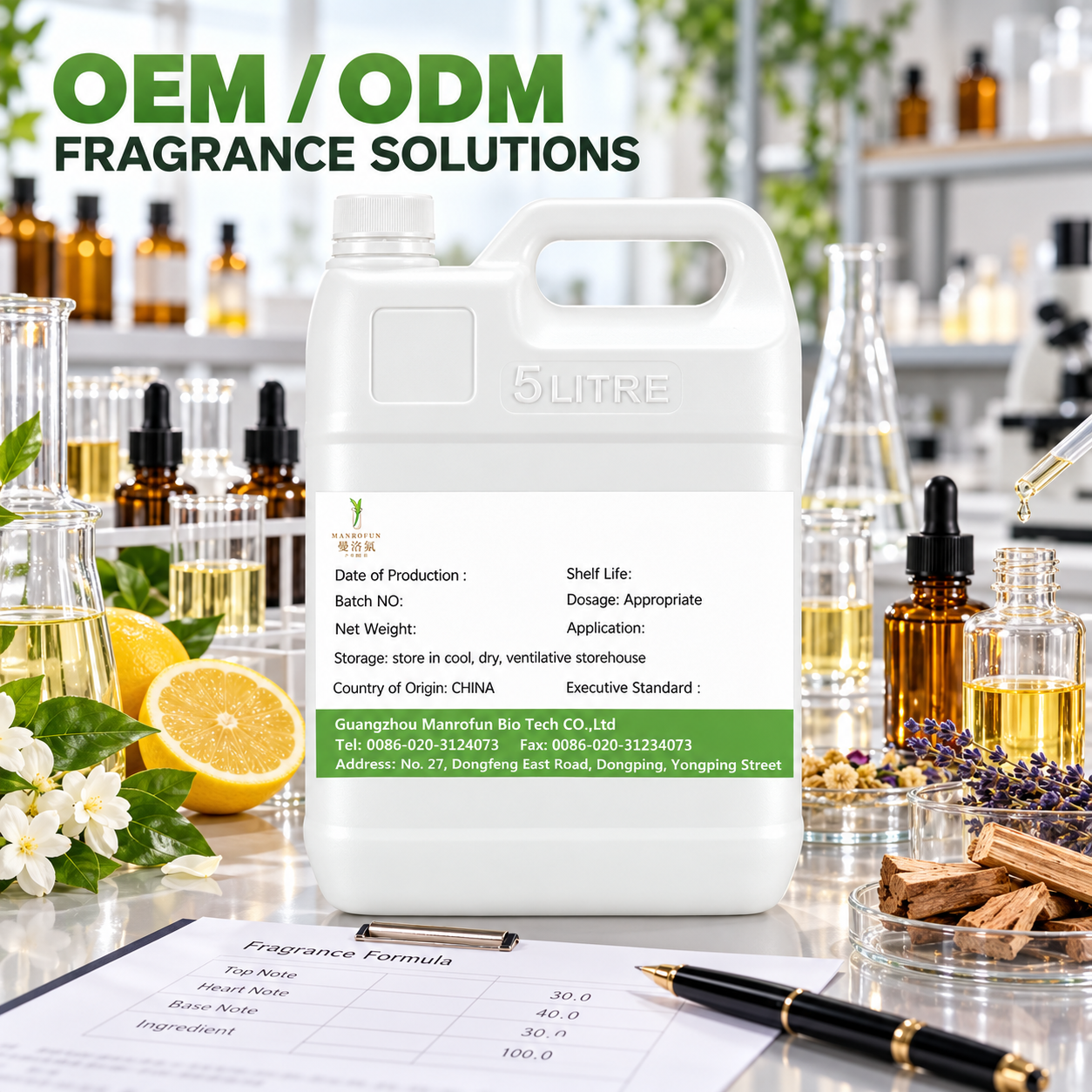 Aceite perfumado de manzana verde y pepino para Eau de Parfum y bruma corporal | Marca propia 3