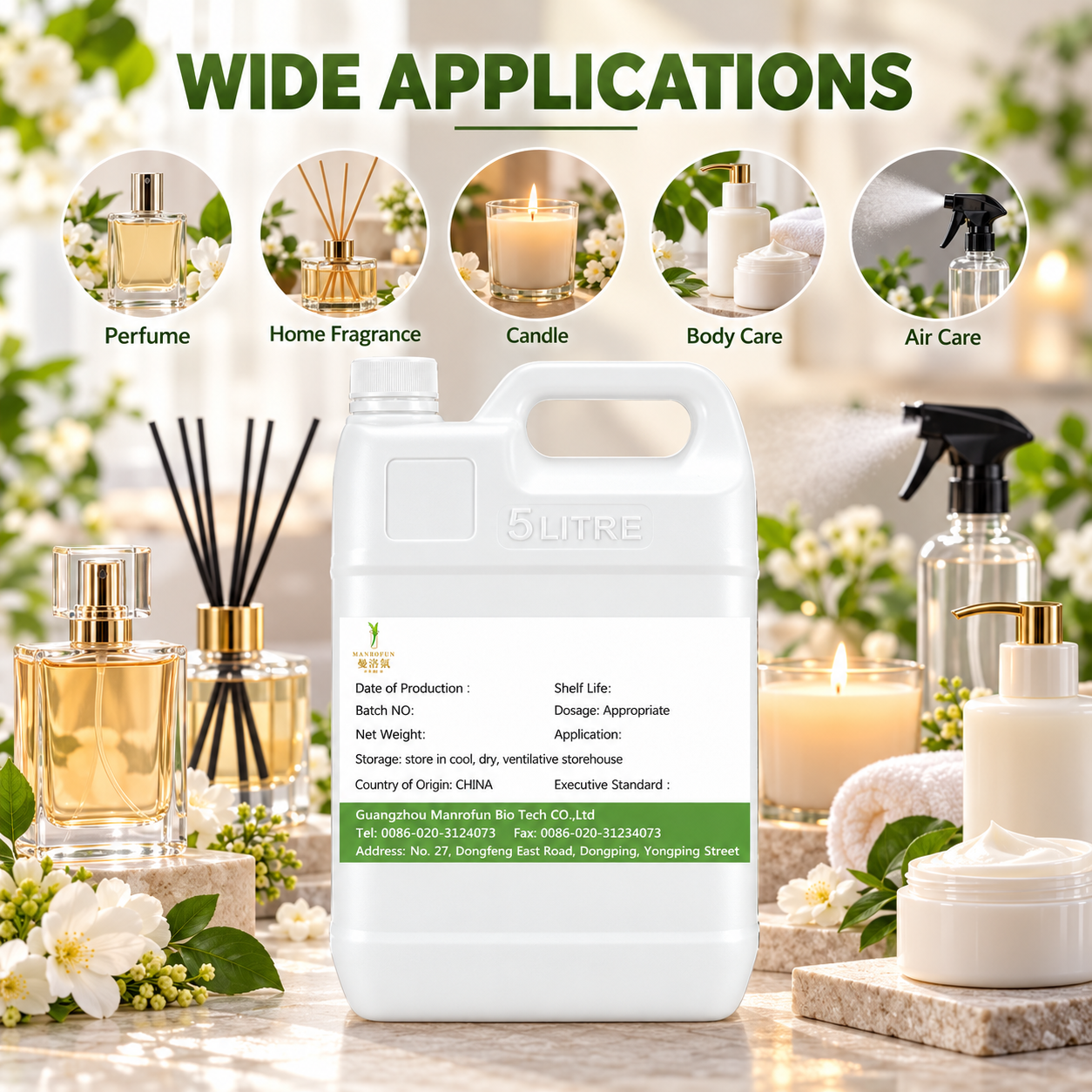 Aceite perfumado de manzana verde y pepino para Eau de Parfum y bruma corporal | Marca propia 5