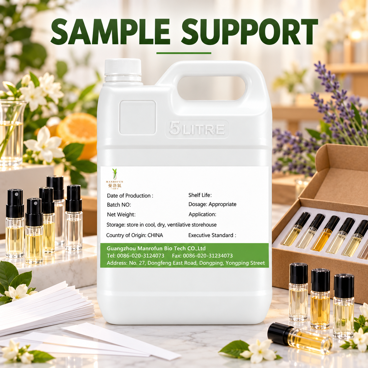 White Lily Musk Perfume Oil for EDP & Body Mist | Private Label 4