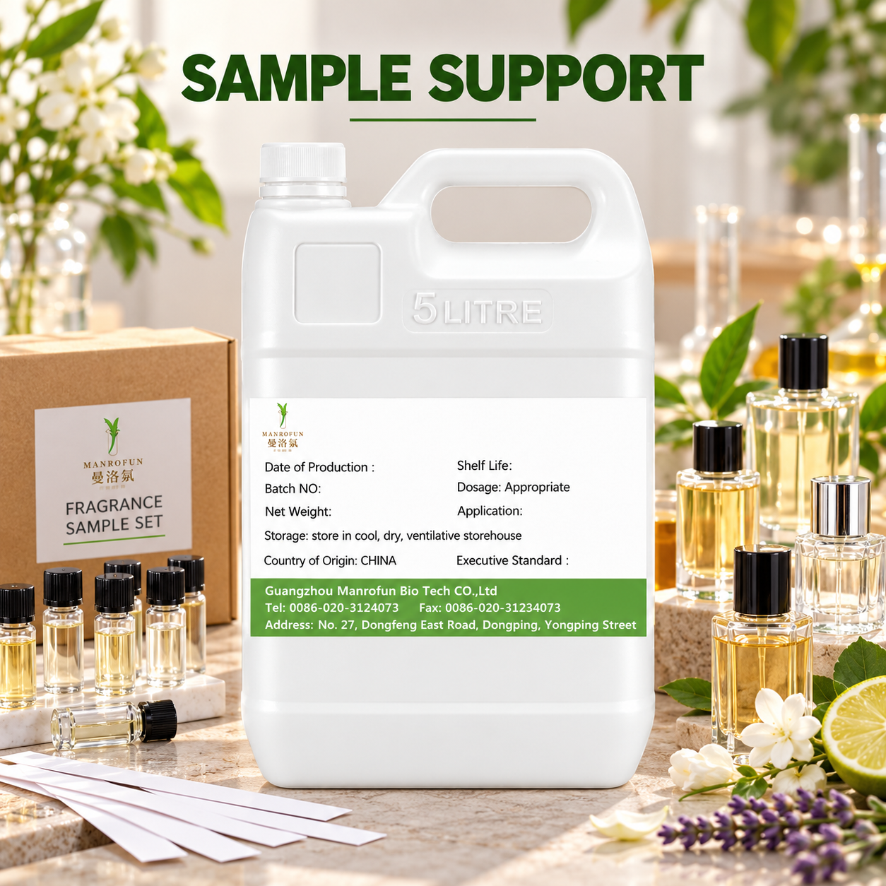 Yuzu Peel Basil Perfume Oil for EDP & Body Mist | Private Label 4